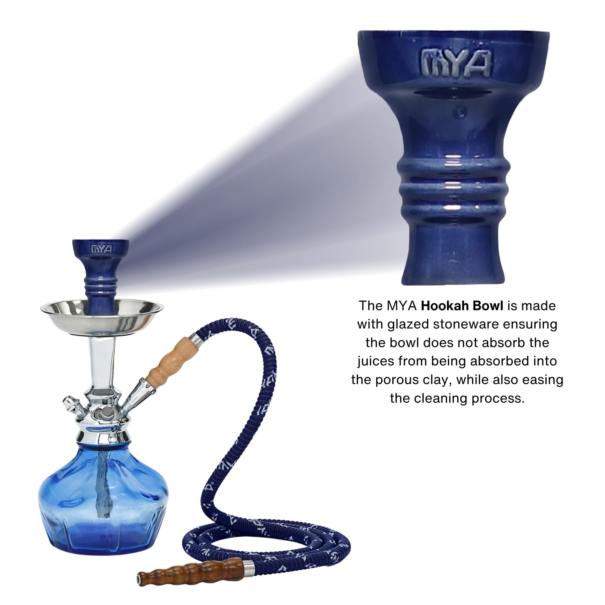 Blue Vento Hookah #color_Blue