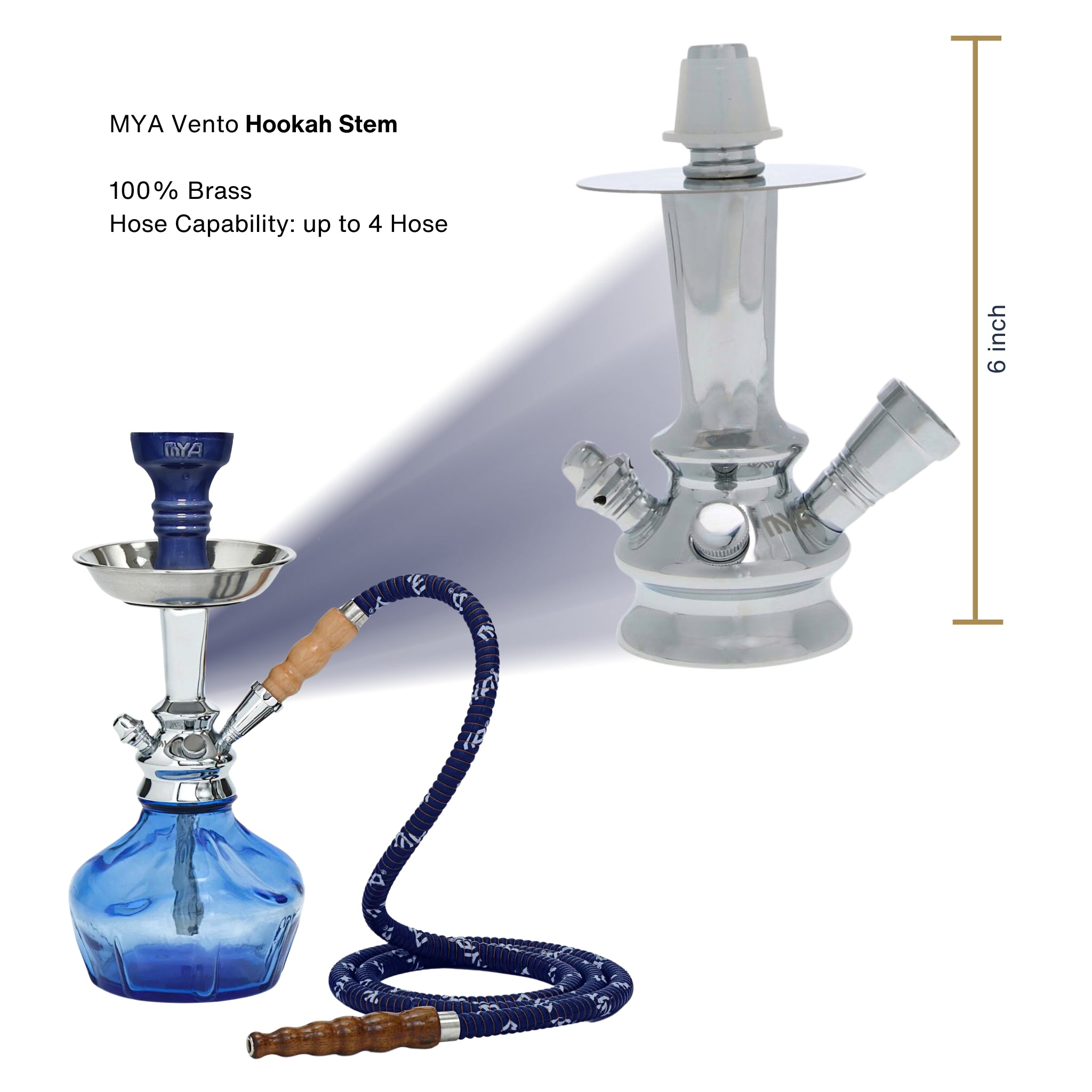 Blue Vento Hookah #color_Blue