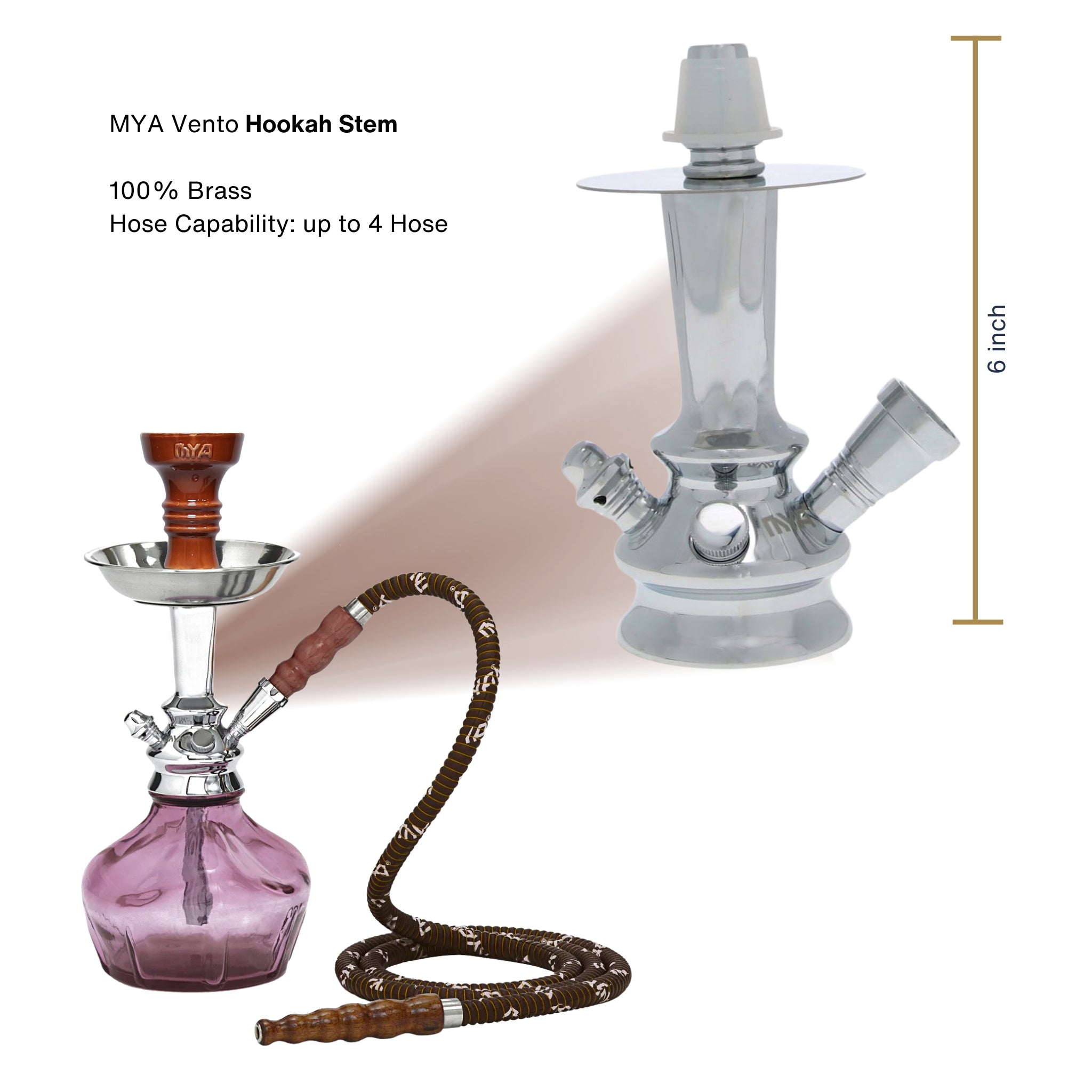 Light Purple Vento Hookah #color_Light Purple