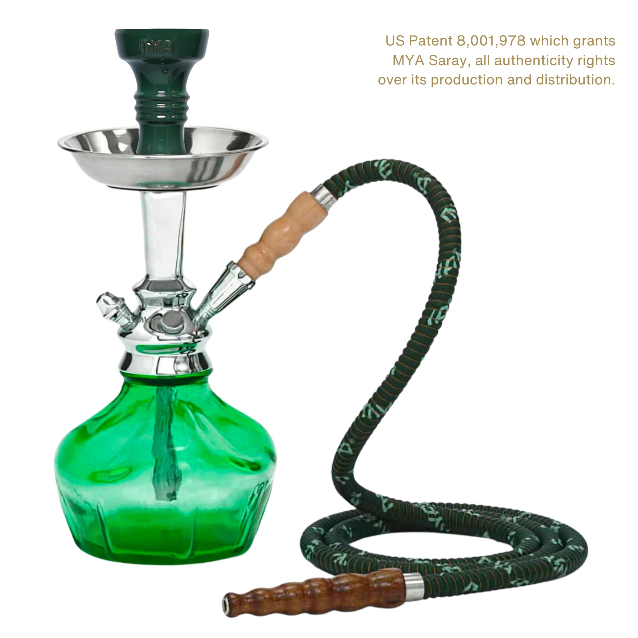 Olive Green Vento Hookah #color_Olive Green