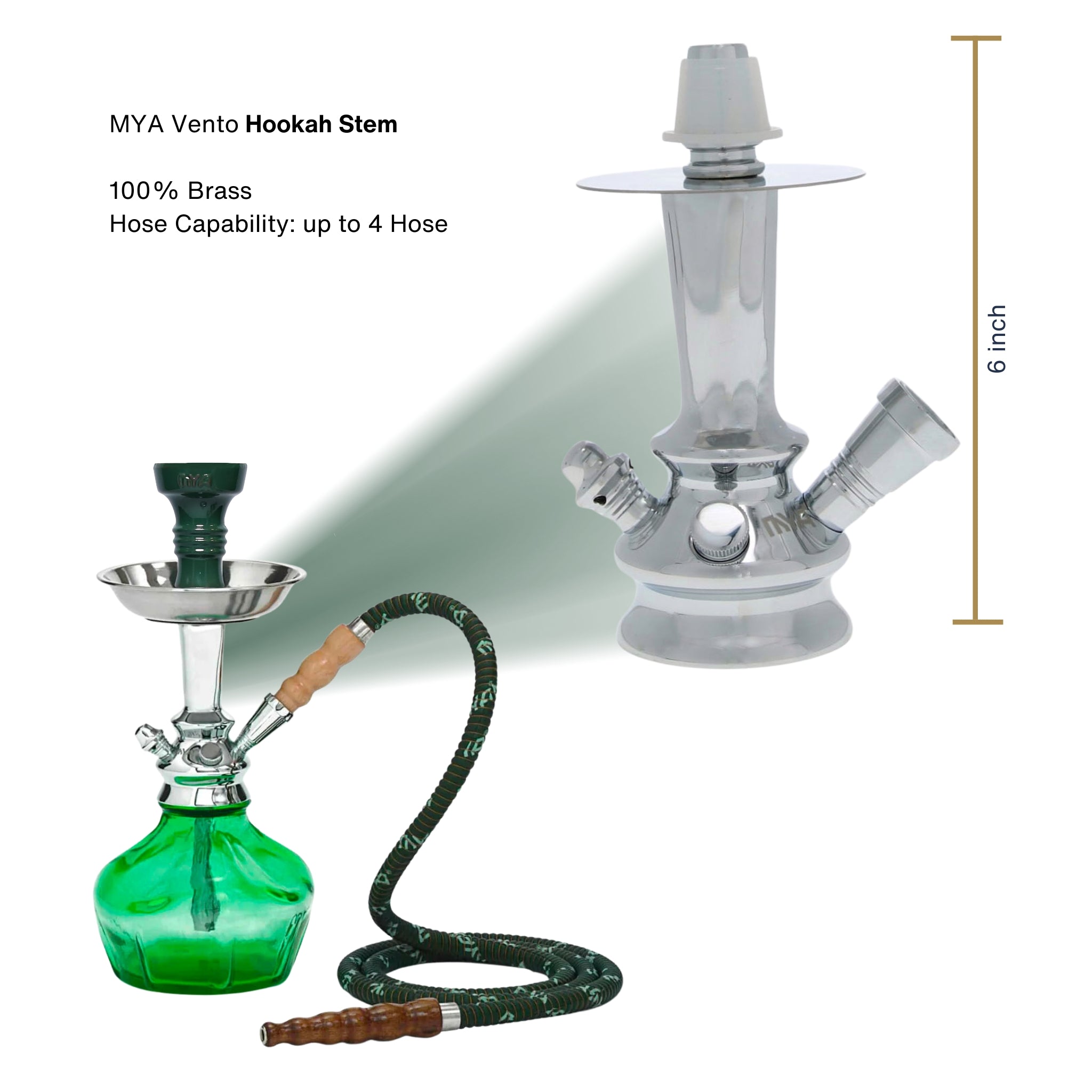Olive Green Vento Hookah #color_Olive Green