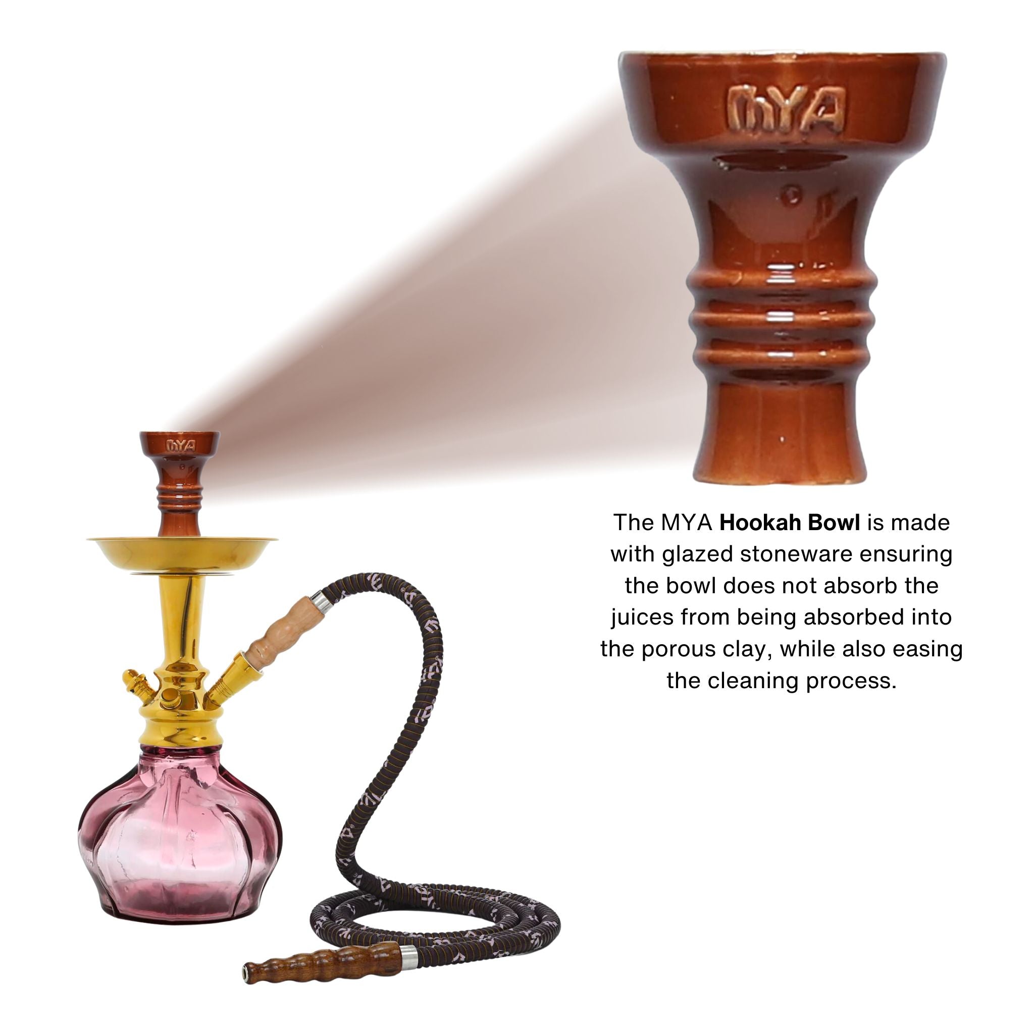 Light Purple Vento II Hookah #color_Light Purple