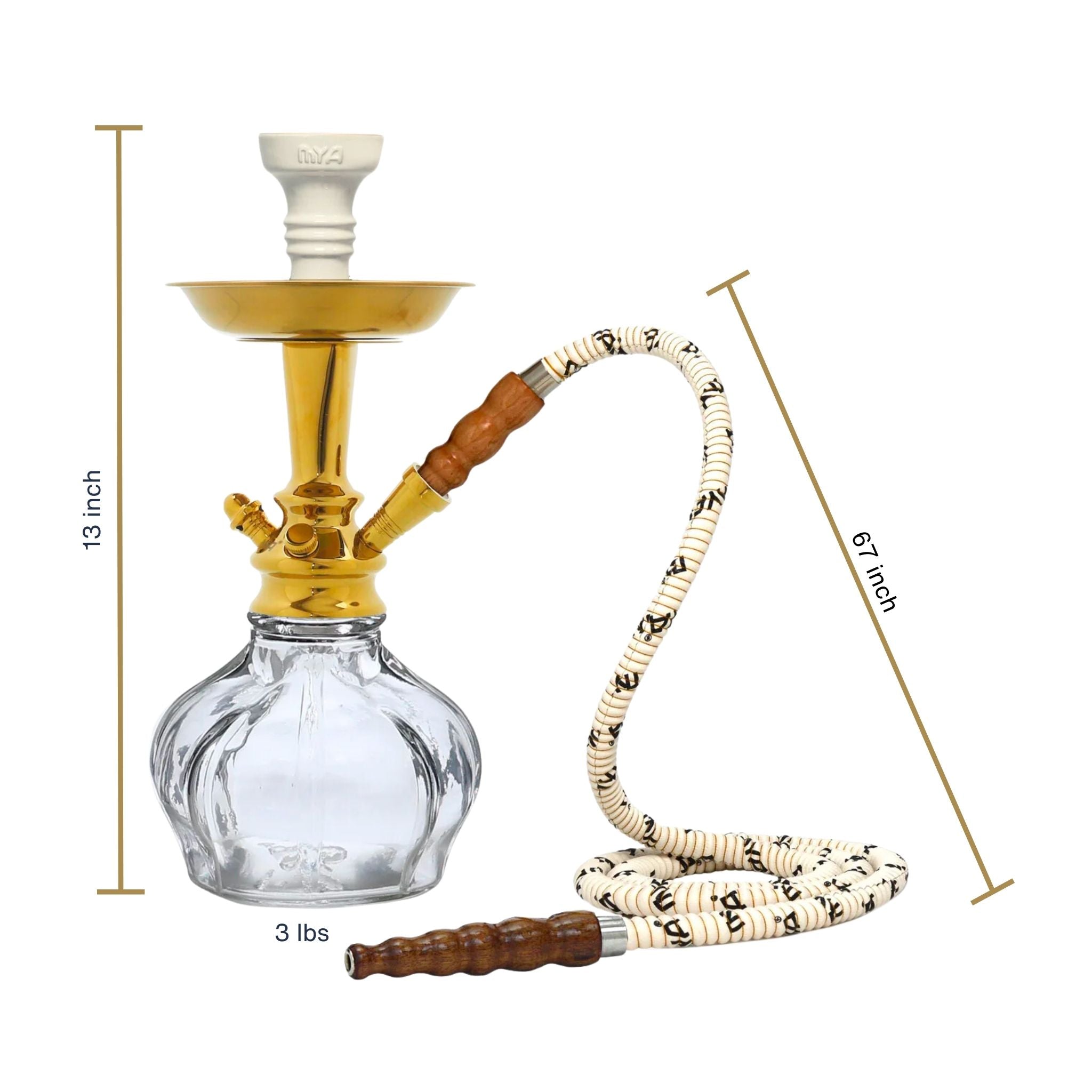 Clear Vento II Hookah #color_Clear