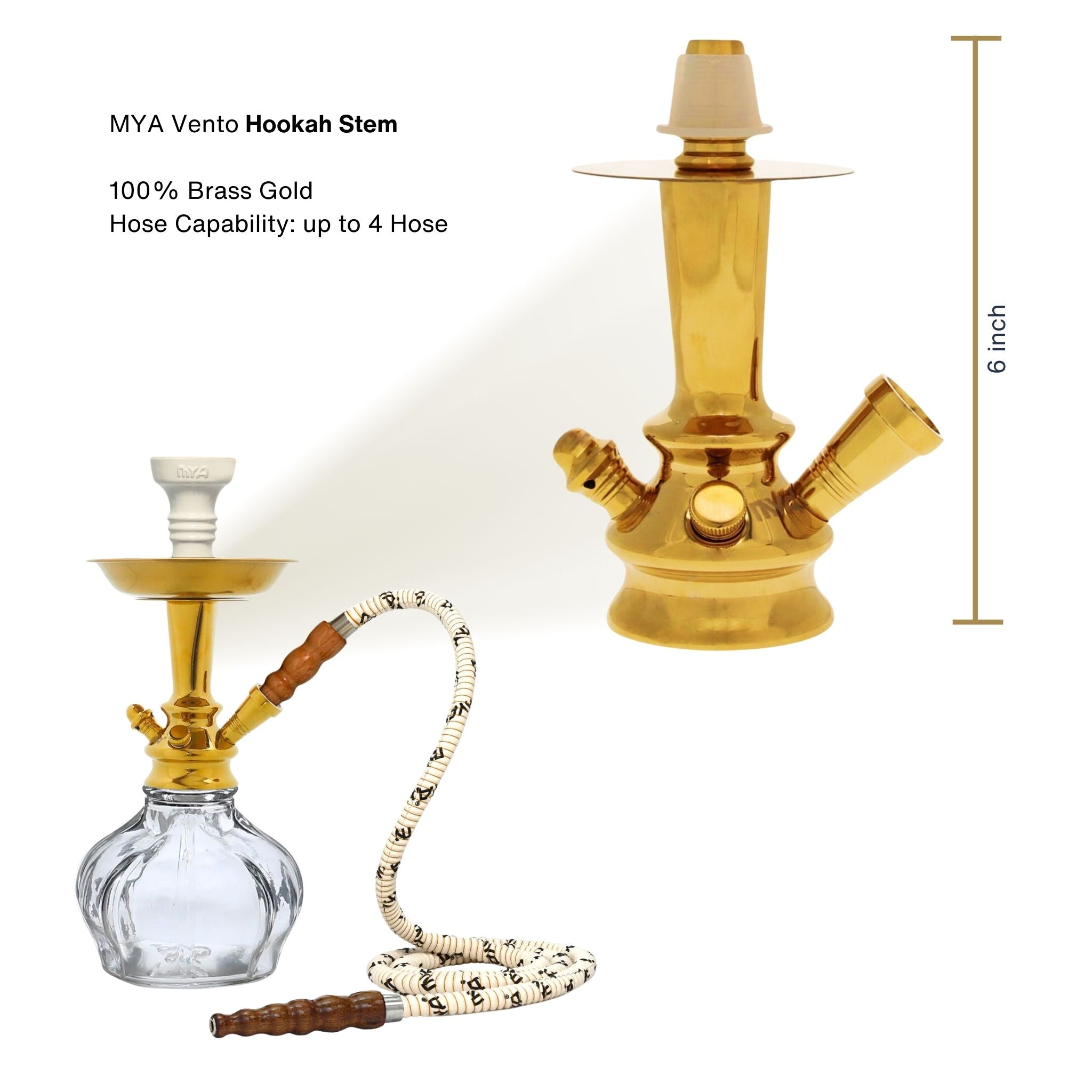 Clear Vento II Hookah #color_Clear