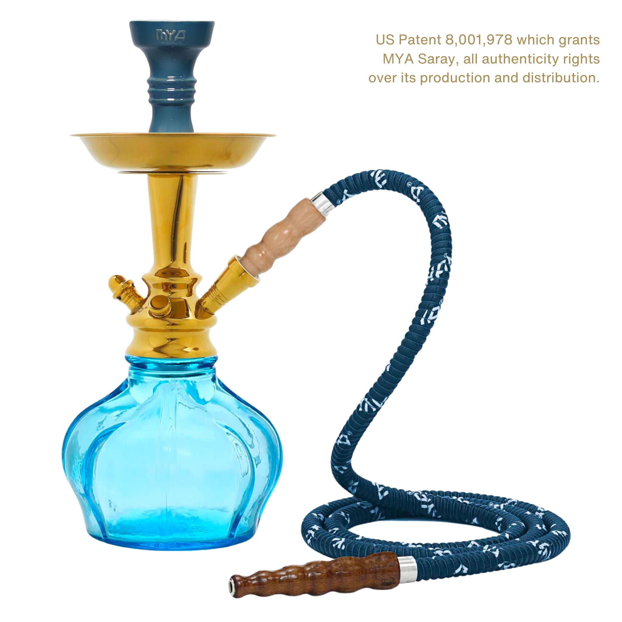 Sky Blue Vento II Hookah #color_Sky Blue