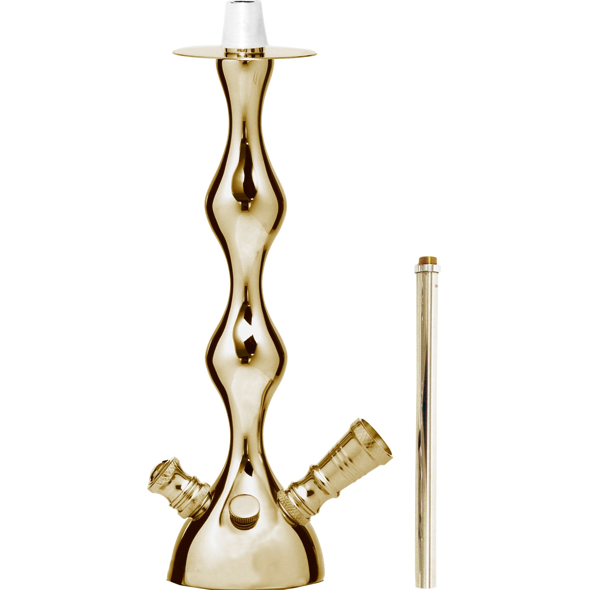 274T Gold Hookah Stem #Color_gold