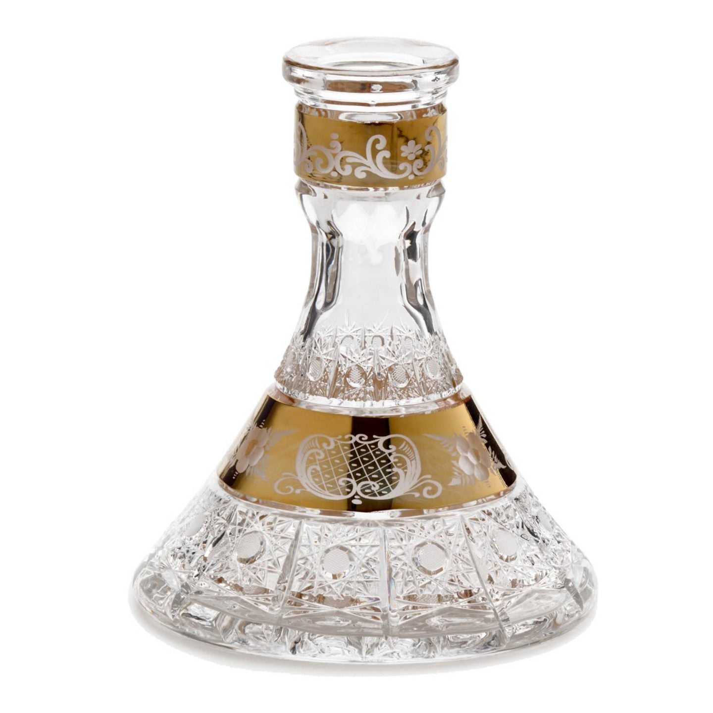 Gold Crystal Hookah Base #Crystal Design_D1