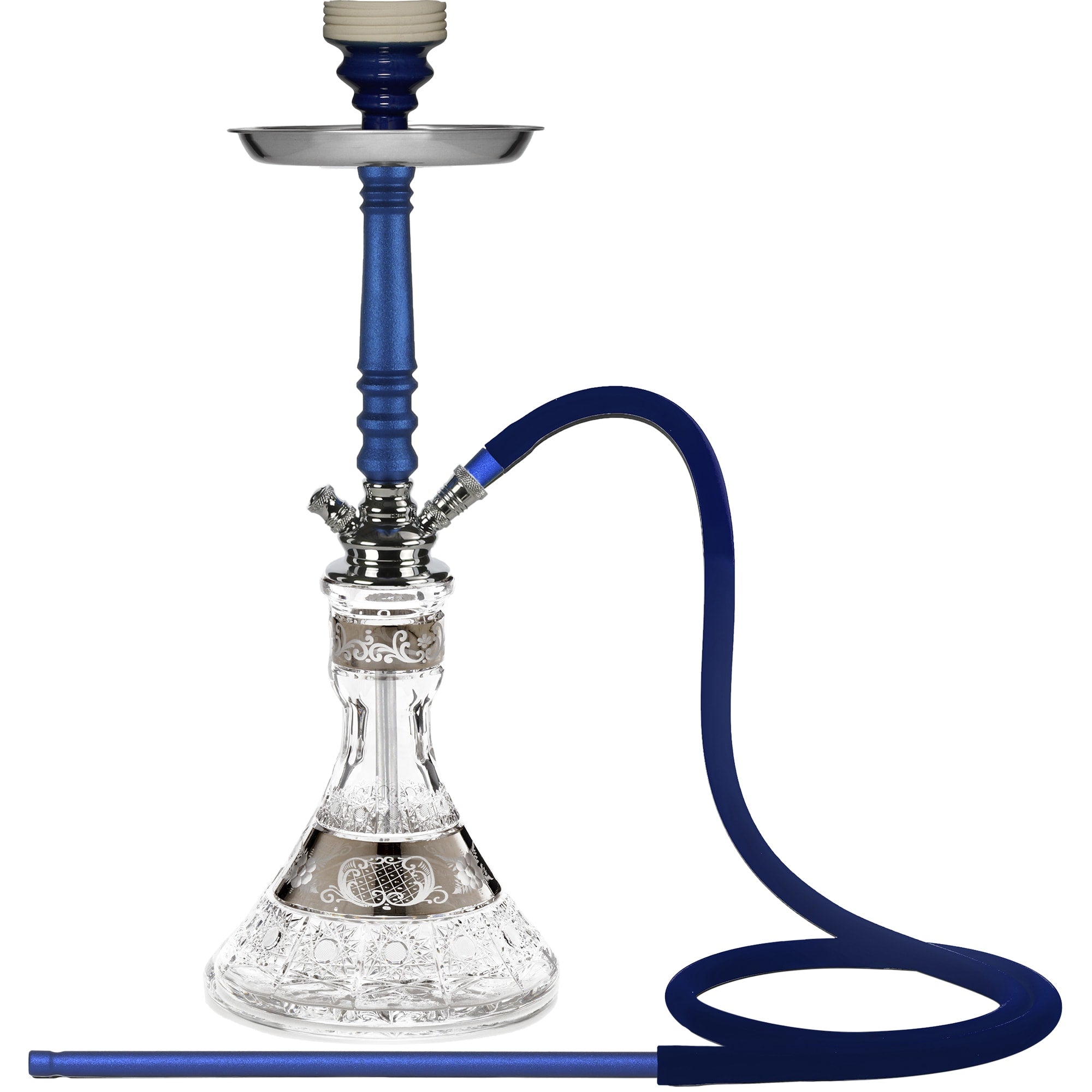 Blue Crystal 40D-416A-102 Stem Hookah #crystal design_D1