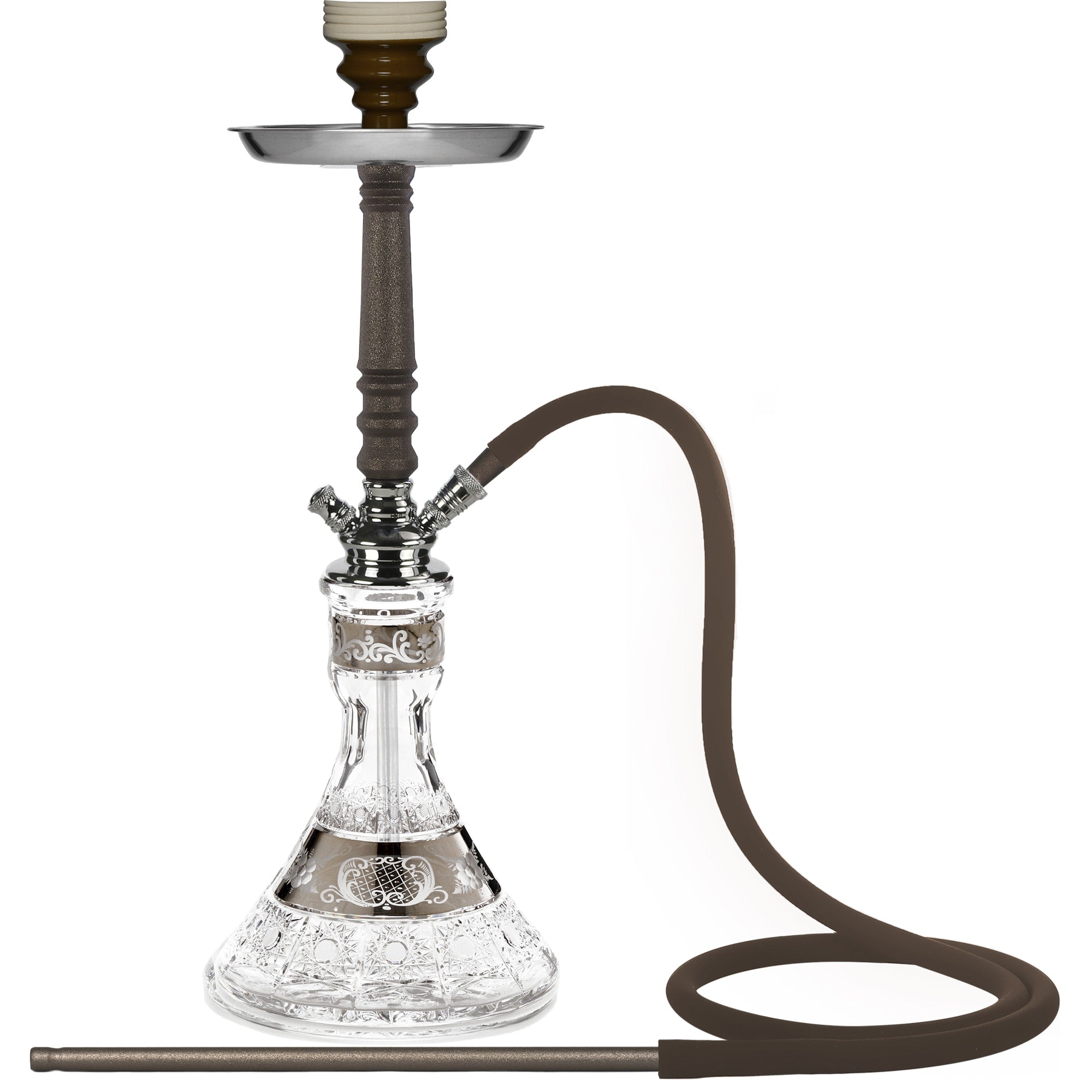 Brown Crystal 40D-416A-107 Stem Hookah #crystal design_D1