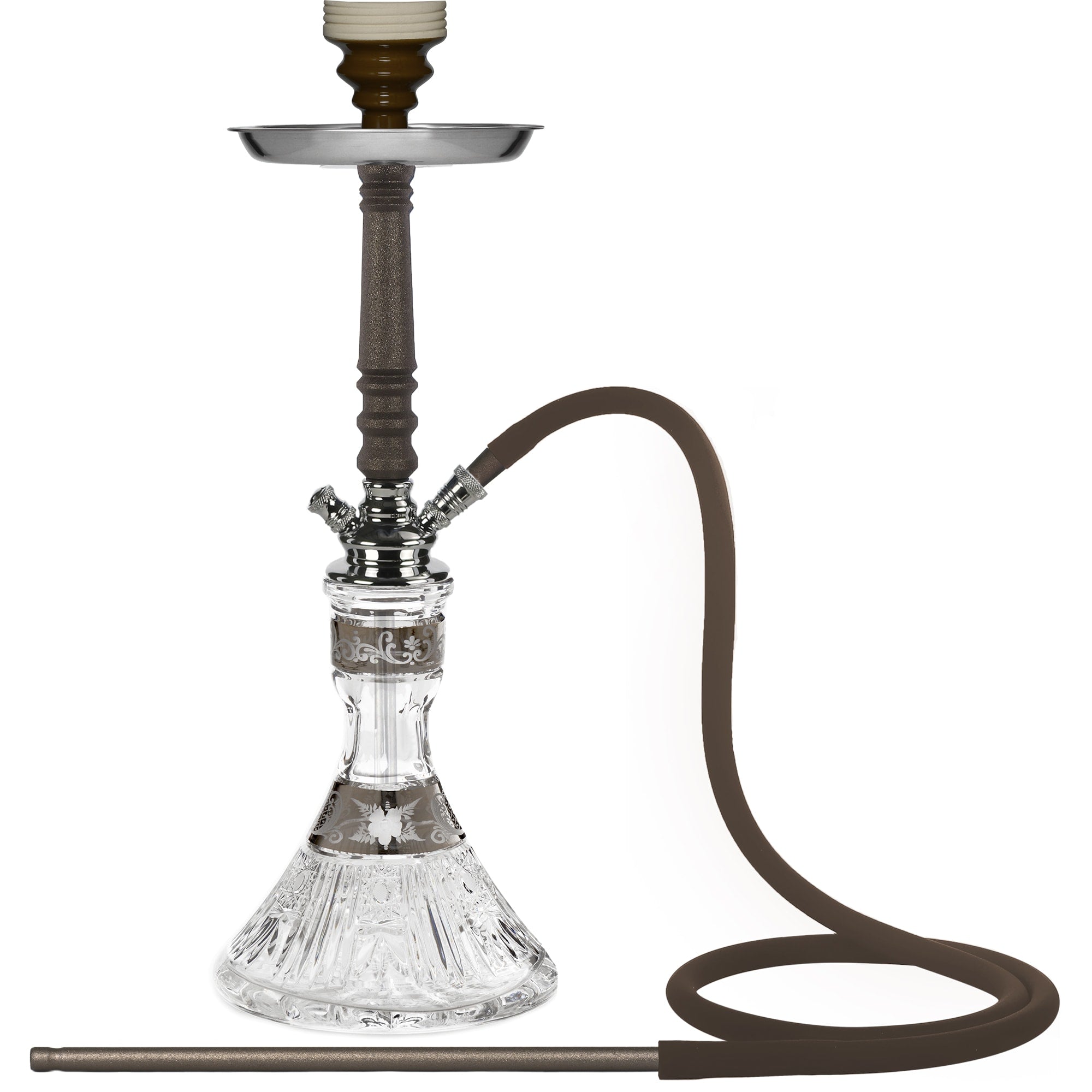 Brown Crystal 40D-416A-107 Stem Hookah #crystal design_D2