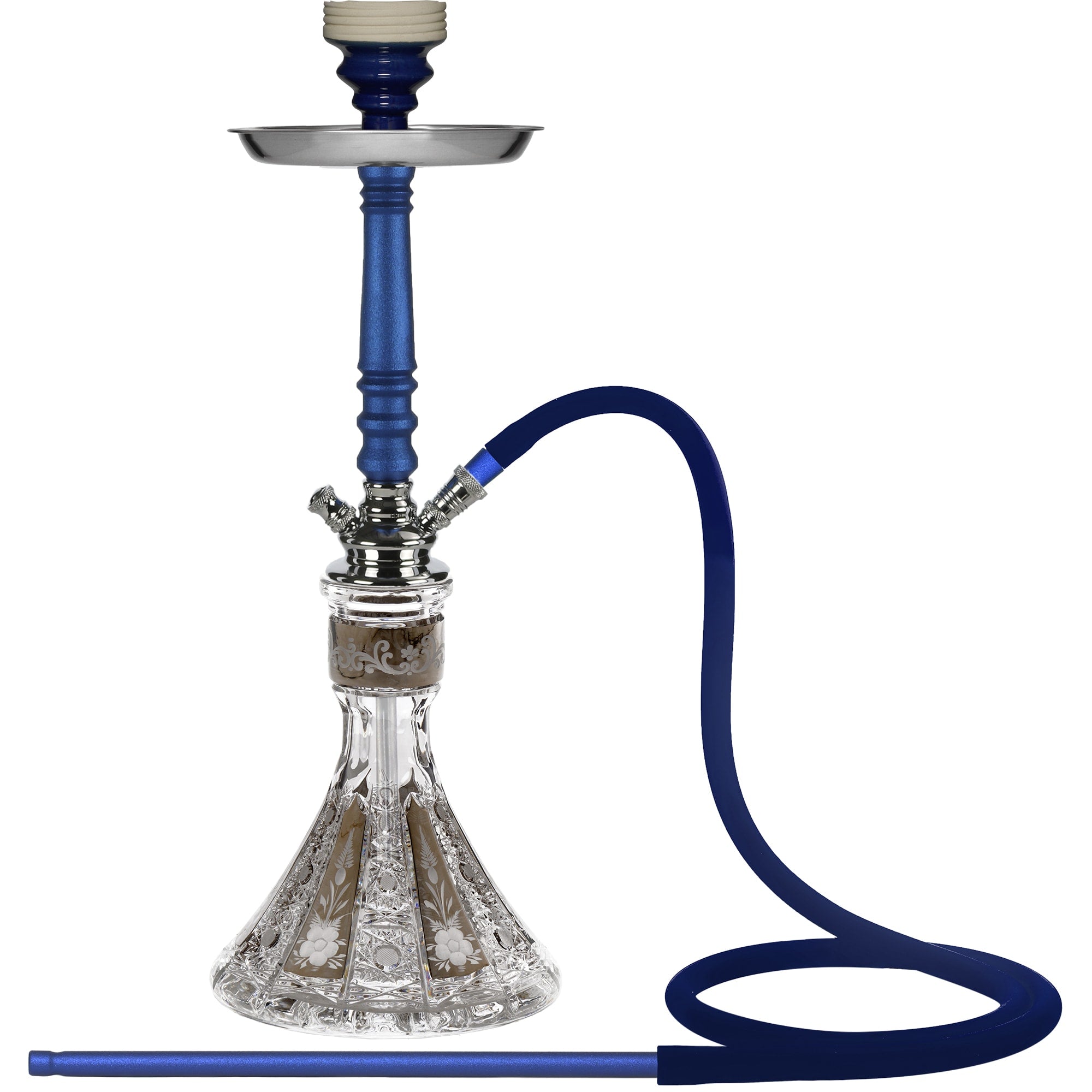 Blue Crystal 40D-416A-102 Stem Hookah #crystal design_D3