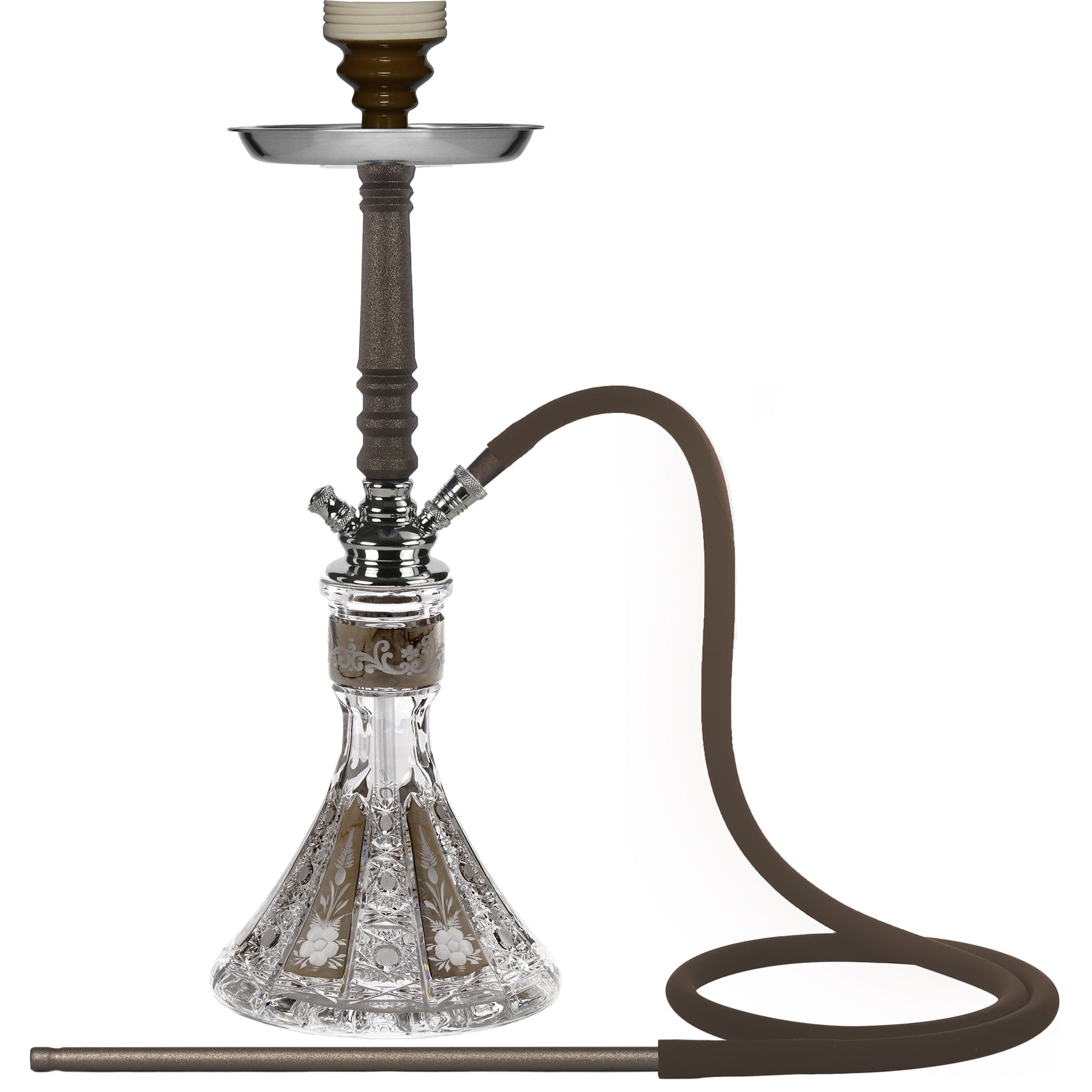 Brown Crystal 40D-416A-107 Stem Hookah #crystal design_D3