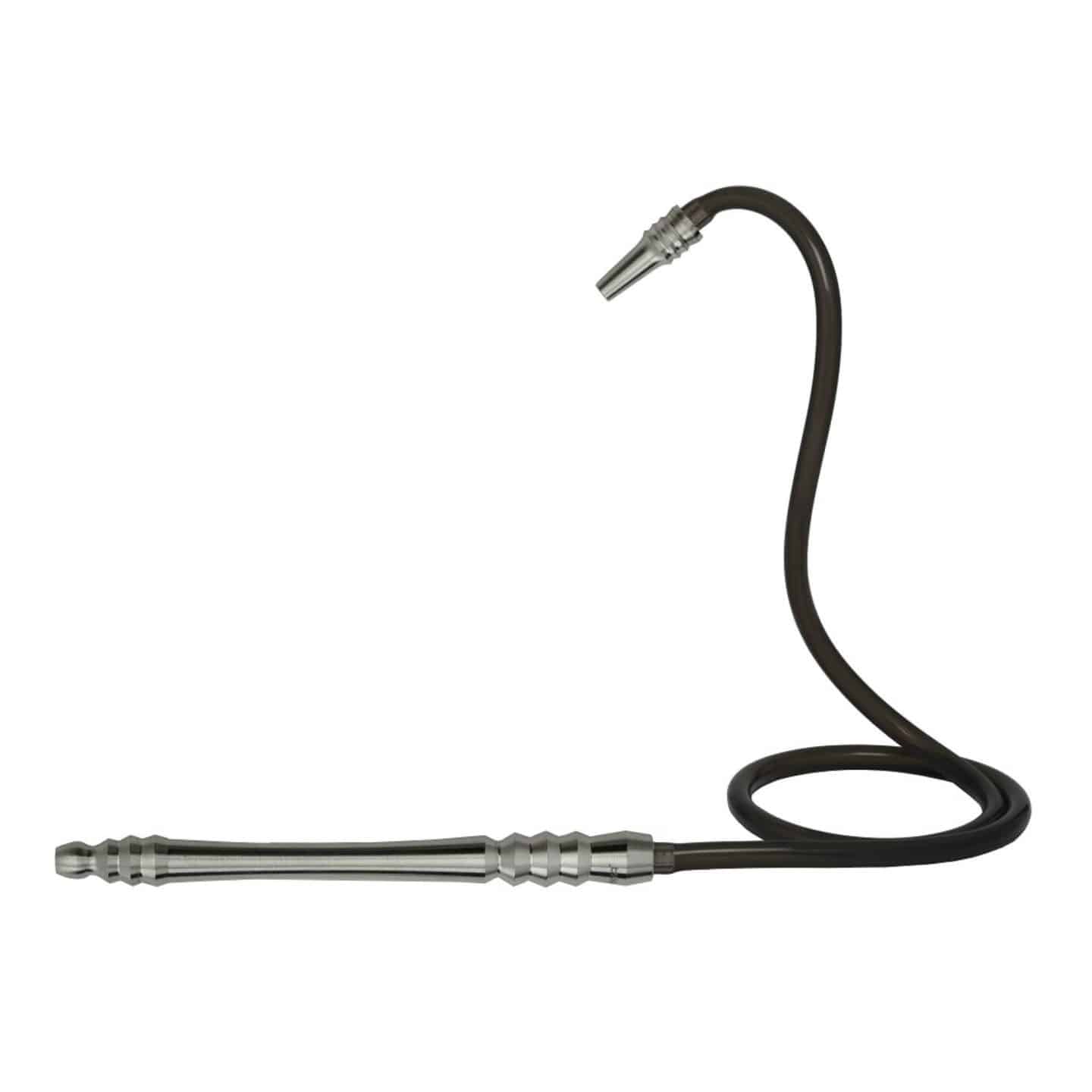 636s Black Silicone Hookah Hose #color_black