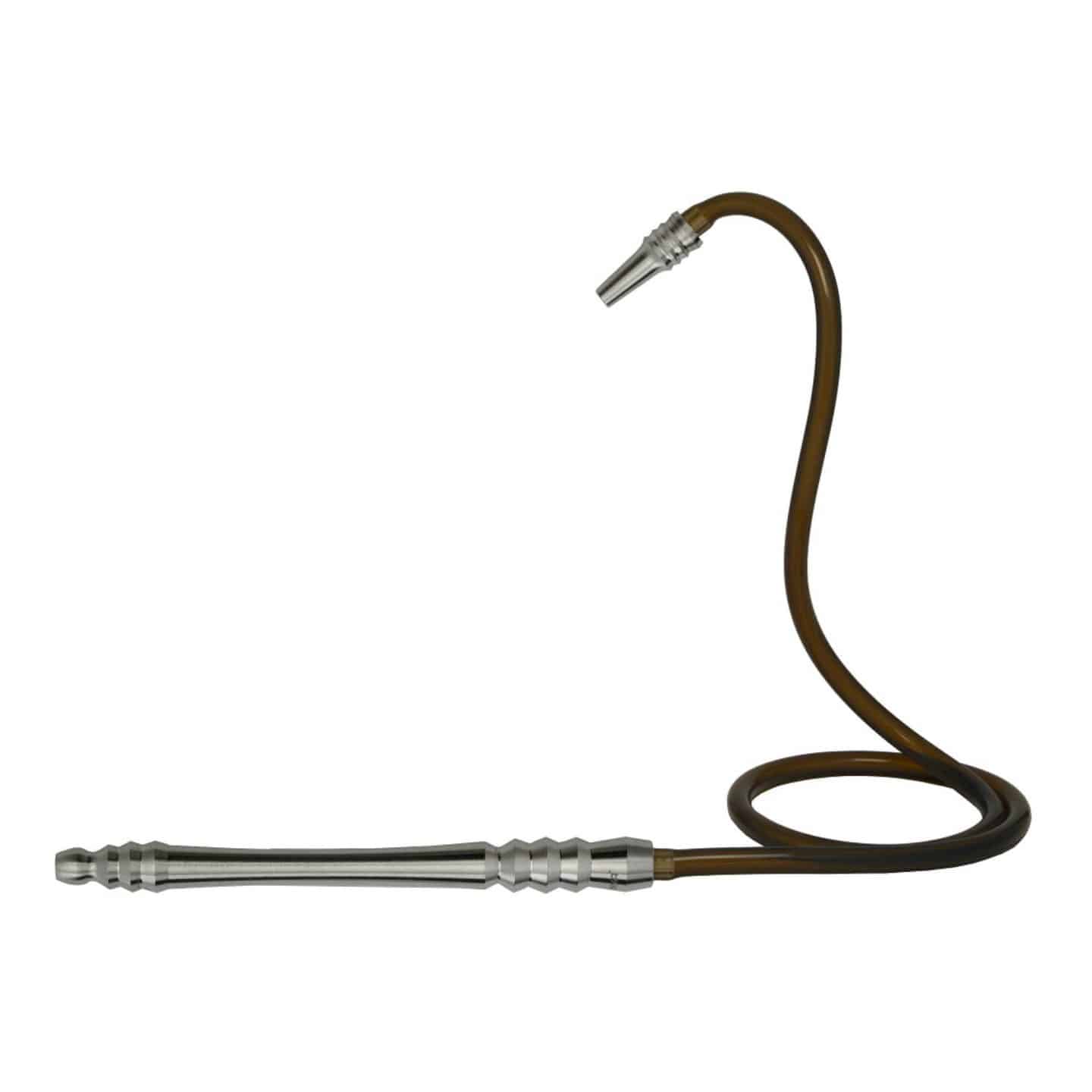 636S Brown Silicone Hookah Hose #color_brown