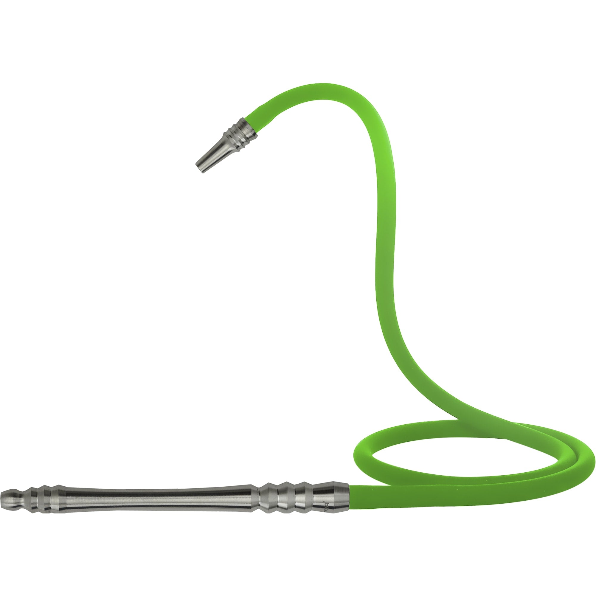 636S Green Silicone Hookah Hose #COLOR_GREEN