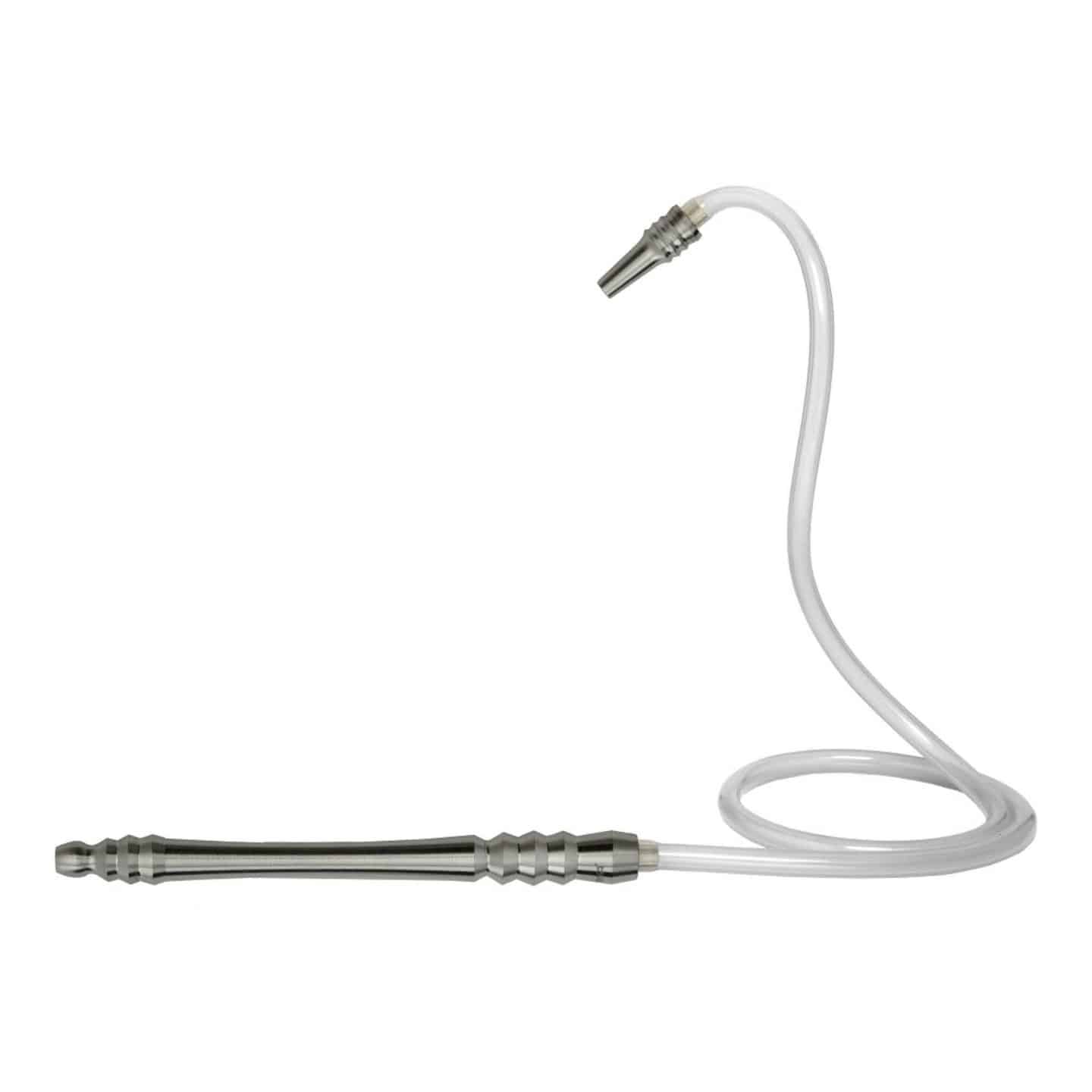 636S Clear Silicone Hookah Hose #COLOR_CLEAR