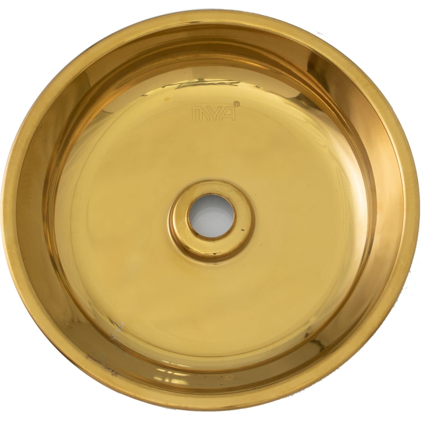 Medium Gold Hookah Plate #color_gold
