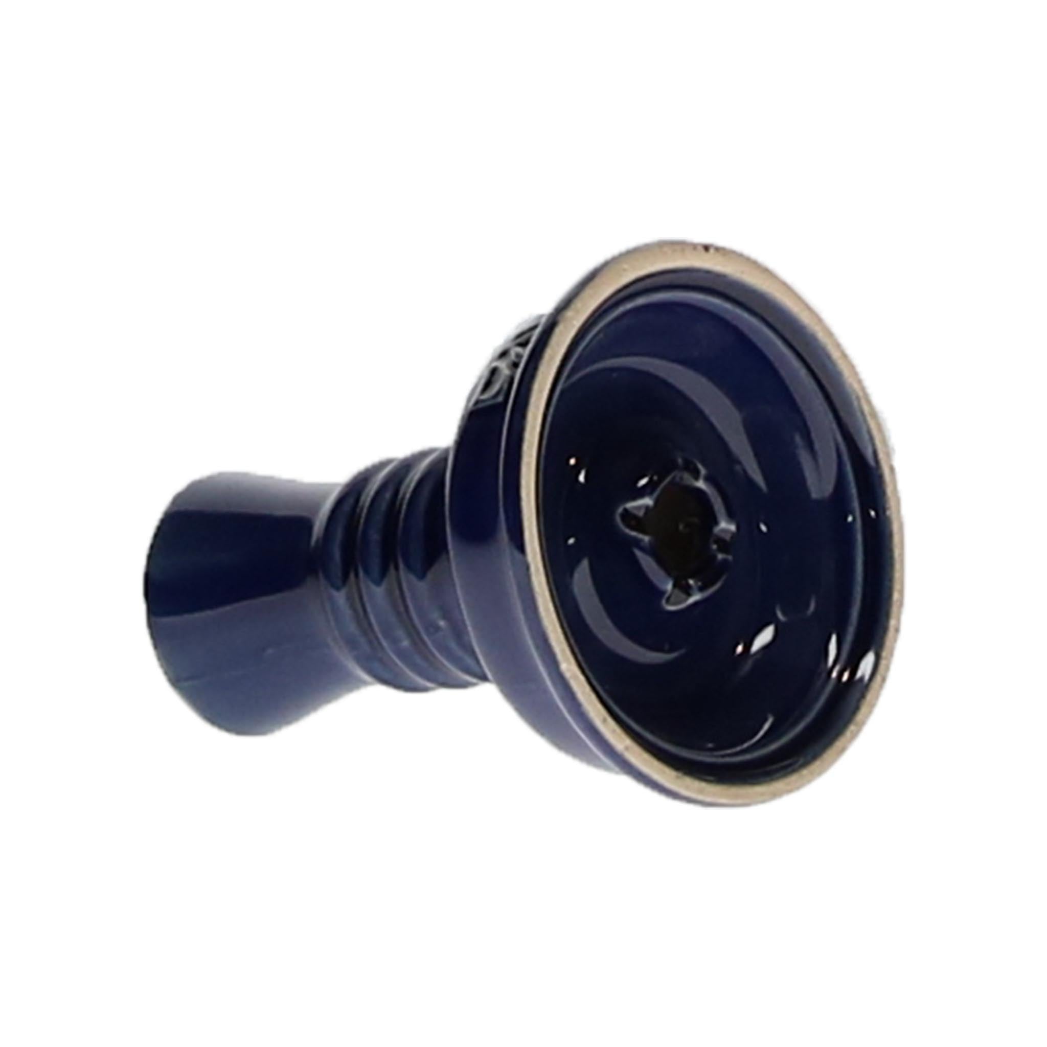 Dark Blue749 Mya Porcelain Egyptian Hookah Bowl #color_Dark Blue