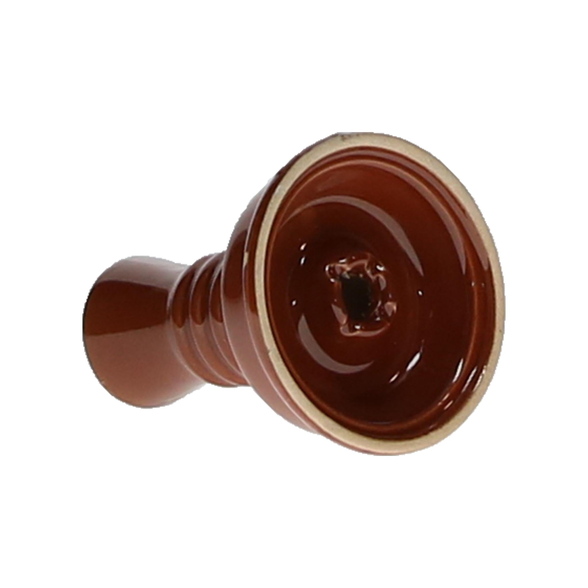Brown 749 Mya Porcelain Egyptian Hookah Bowl #color_Brown