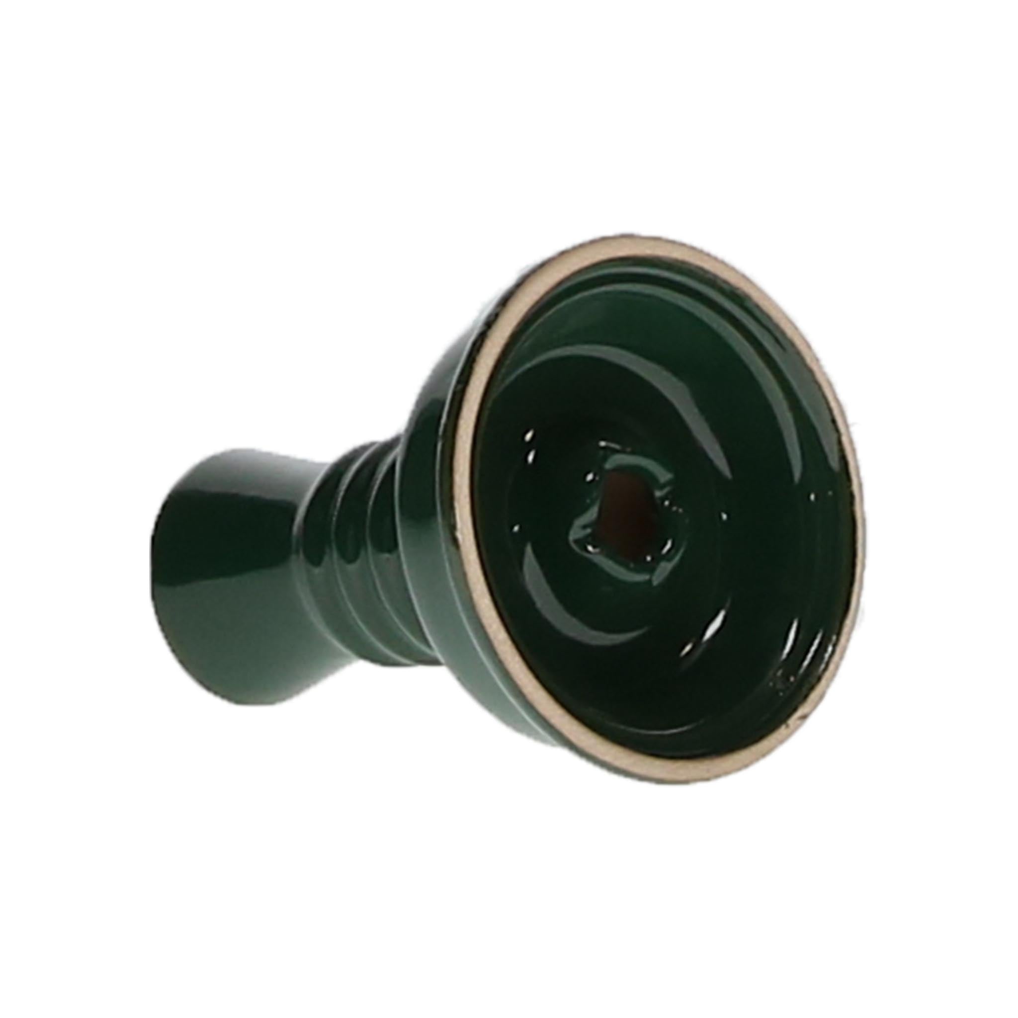Dark Green 749 Mya Porcelain Egyptian Hookah Bowl #color_Dark Green