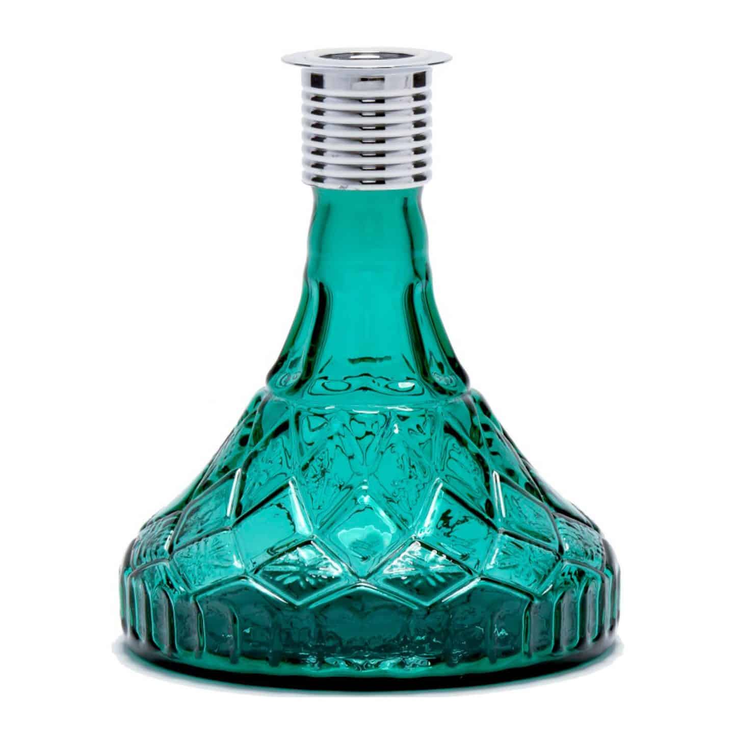 Dark Aqua Astra Star Design Hookah Base #color_dark aqua