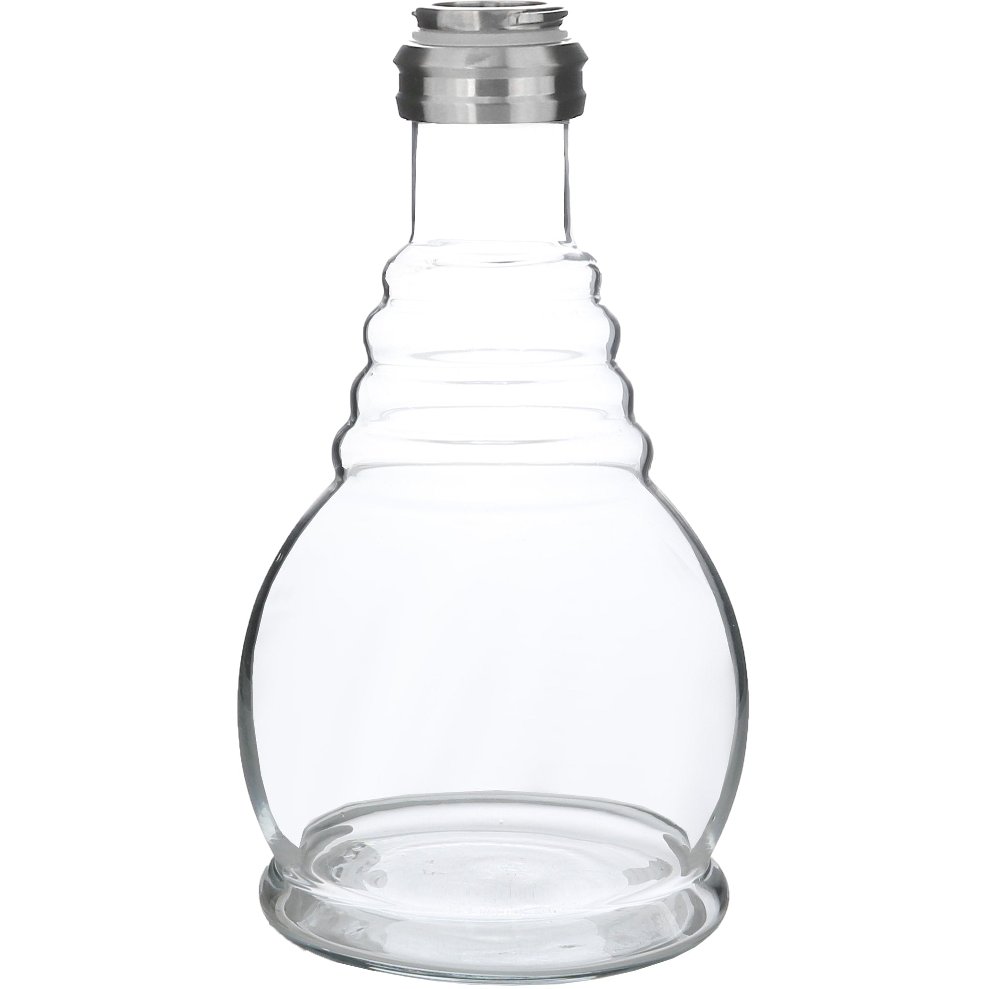 MONTE CLEAR Glass Hookah Base #COLOR_CLEAR