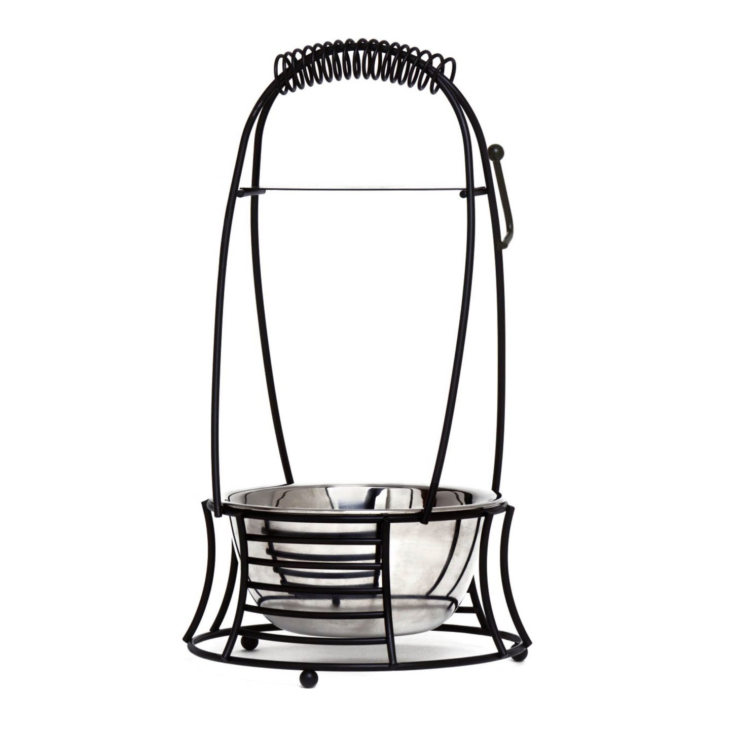 Small black Charcoal basket #color_Black