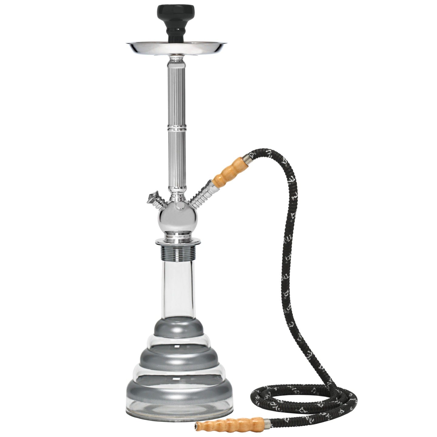 Silver Acrylic Hookah #color_Silver