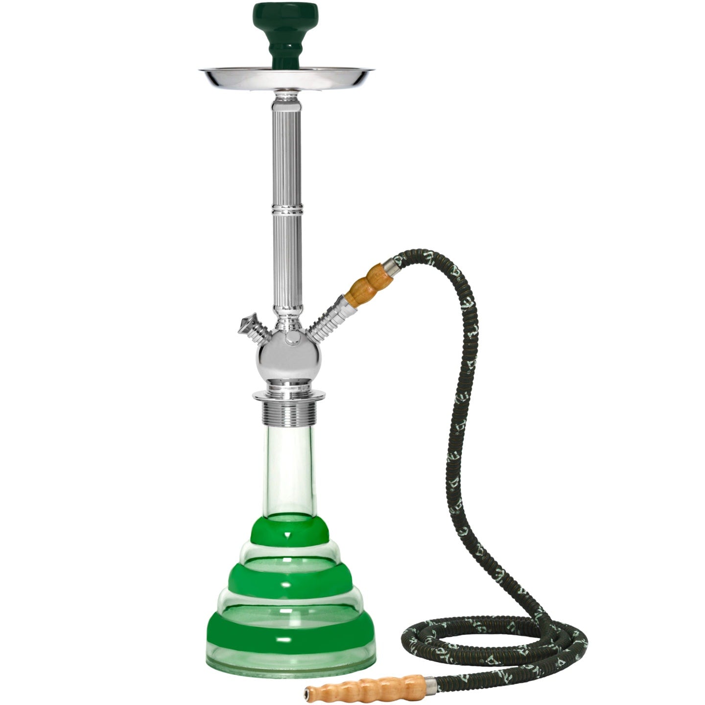 Green Acrylic Hookah #color_Green