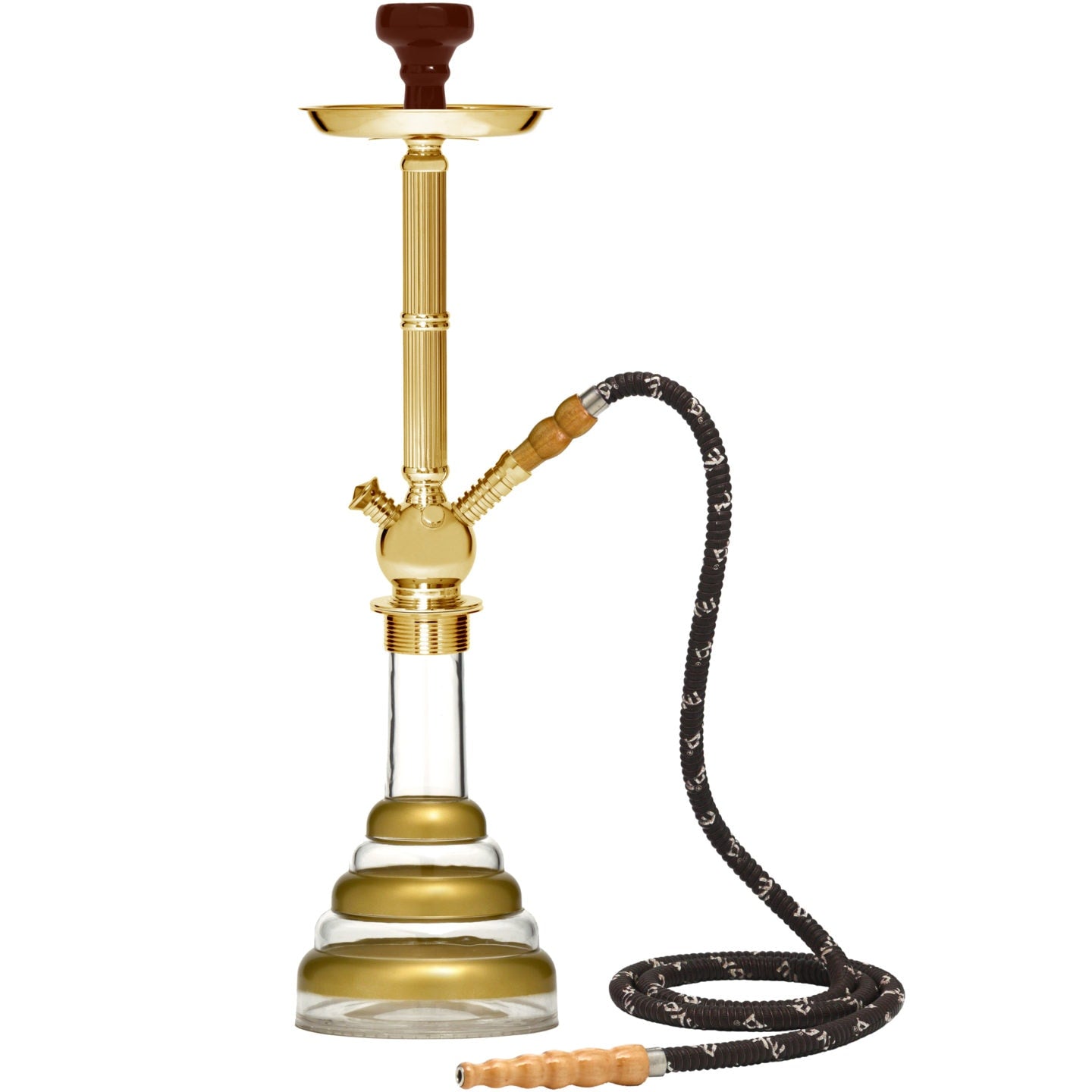 Gold Acrylic Gold Hookah #color_Gold