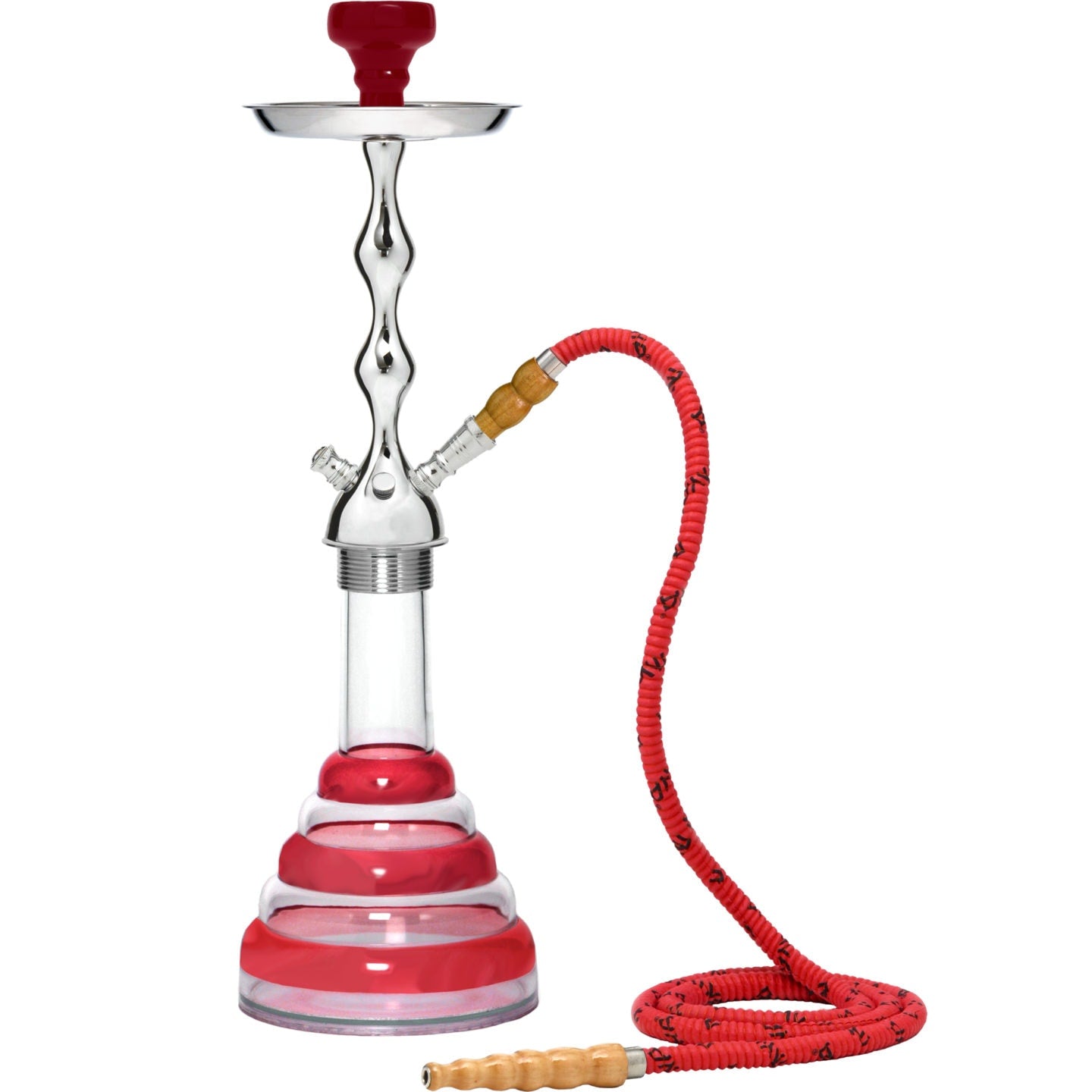 Red Acrylic Hookah #color_Red