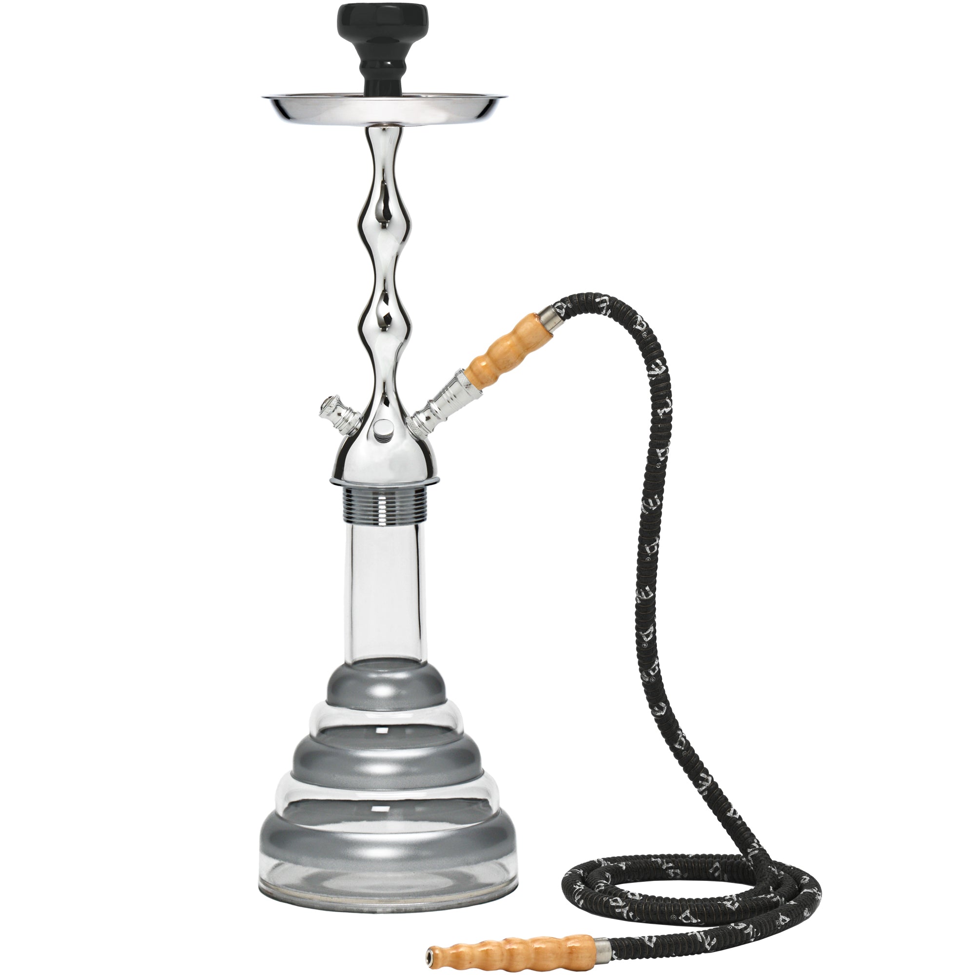 Grey Acrylic Hookah #color_Silver