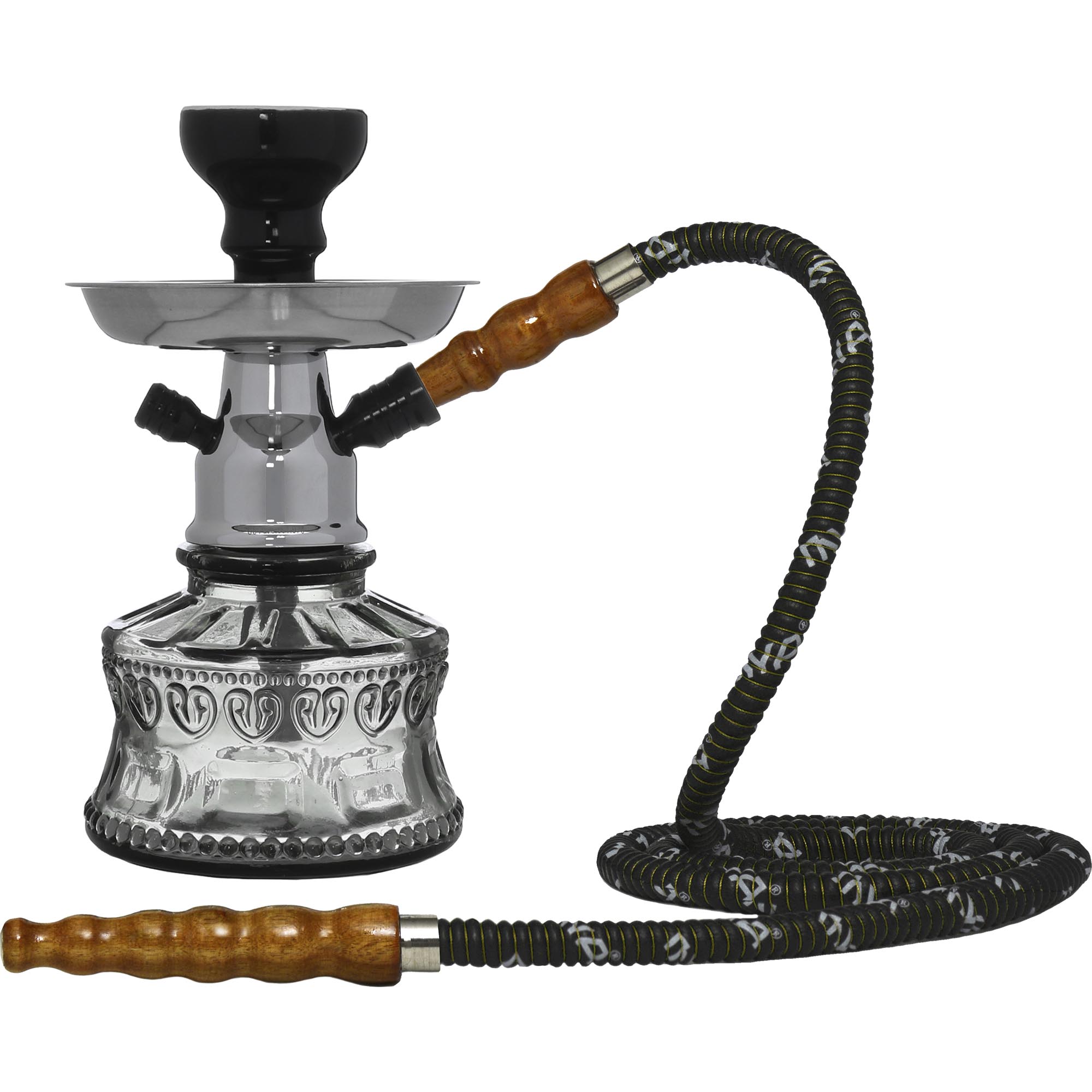 Bacci Small Hookah in Grey #color_Grey