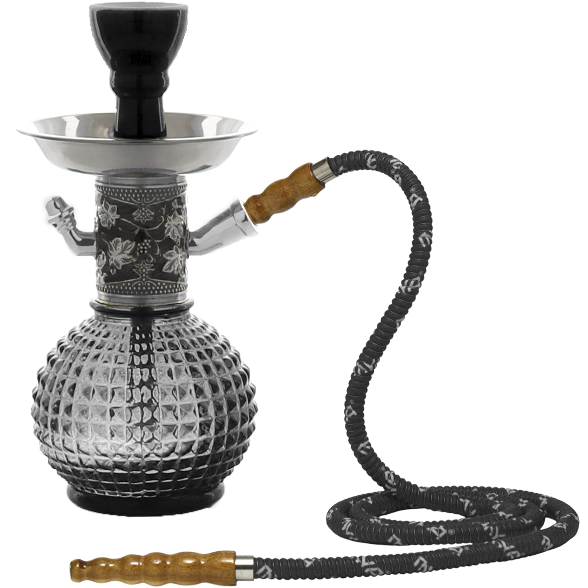 Grey Bambino Silver Hookah #color_Grey