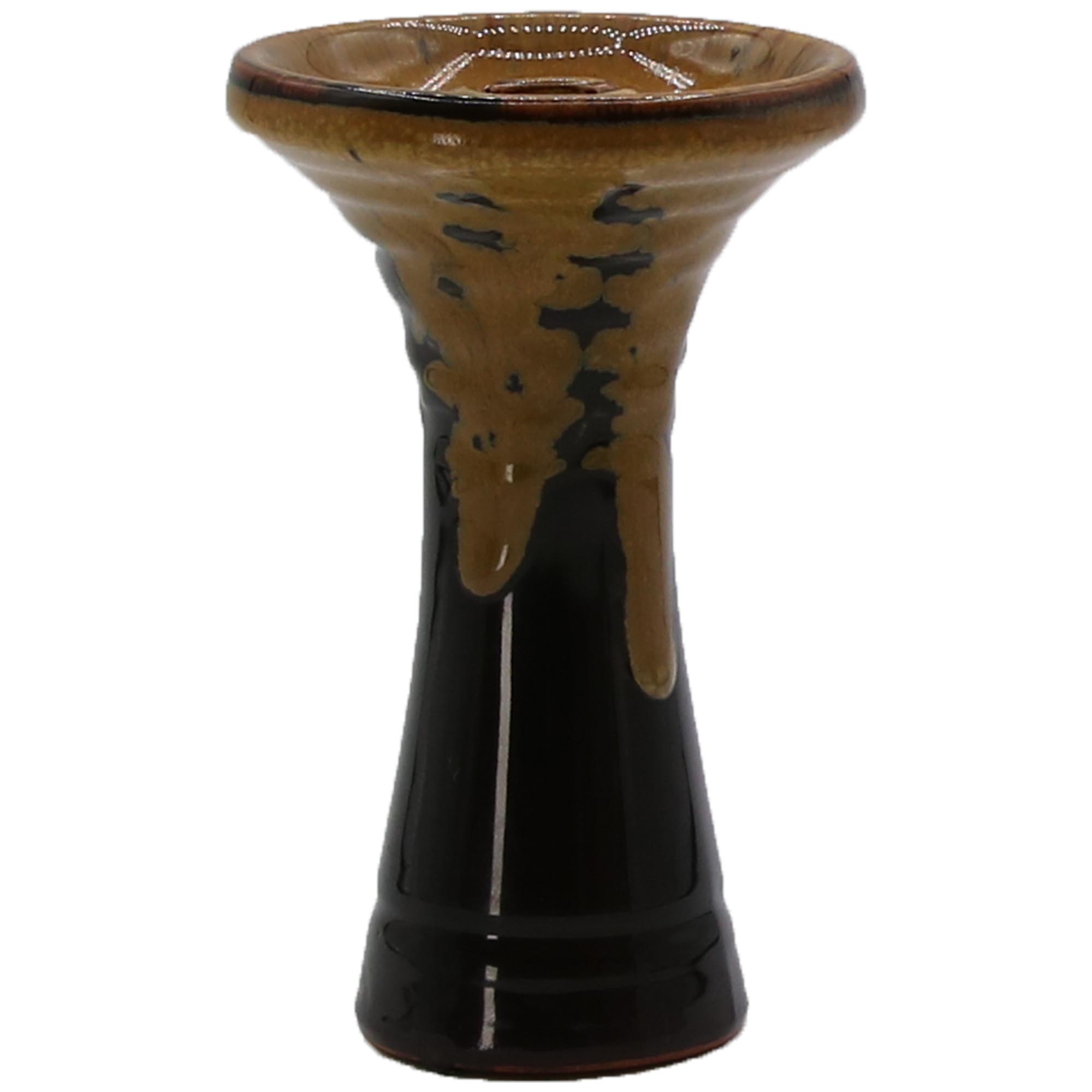 Brown and Black Egyptian Tobacco Bowl