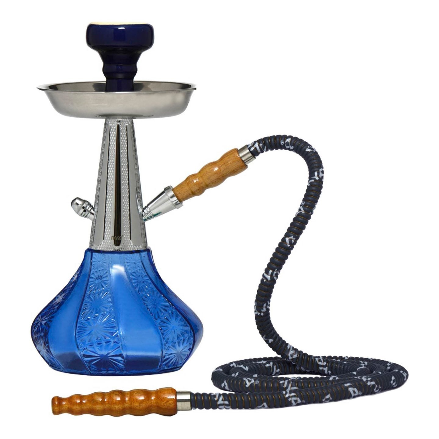 Dark Blue Fedora MYA Hookah #color_Dark Blue