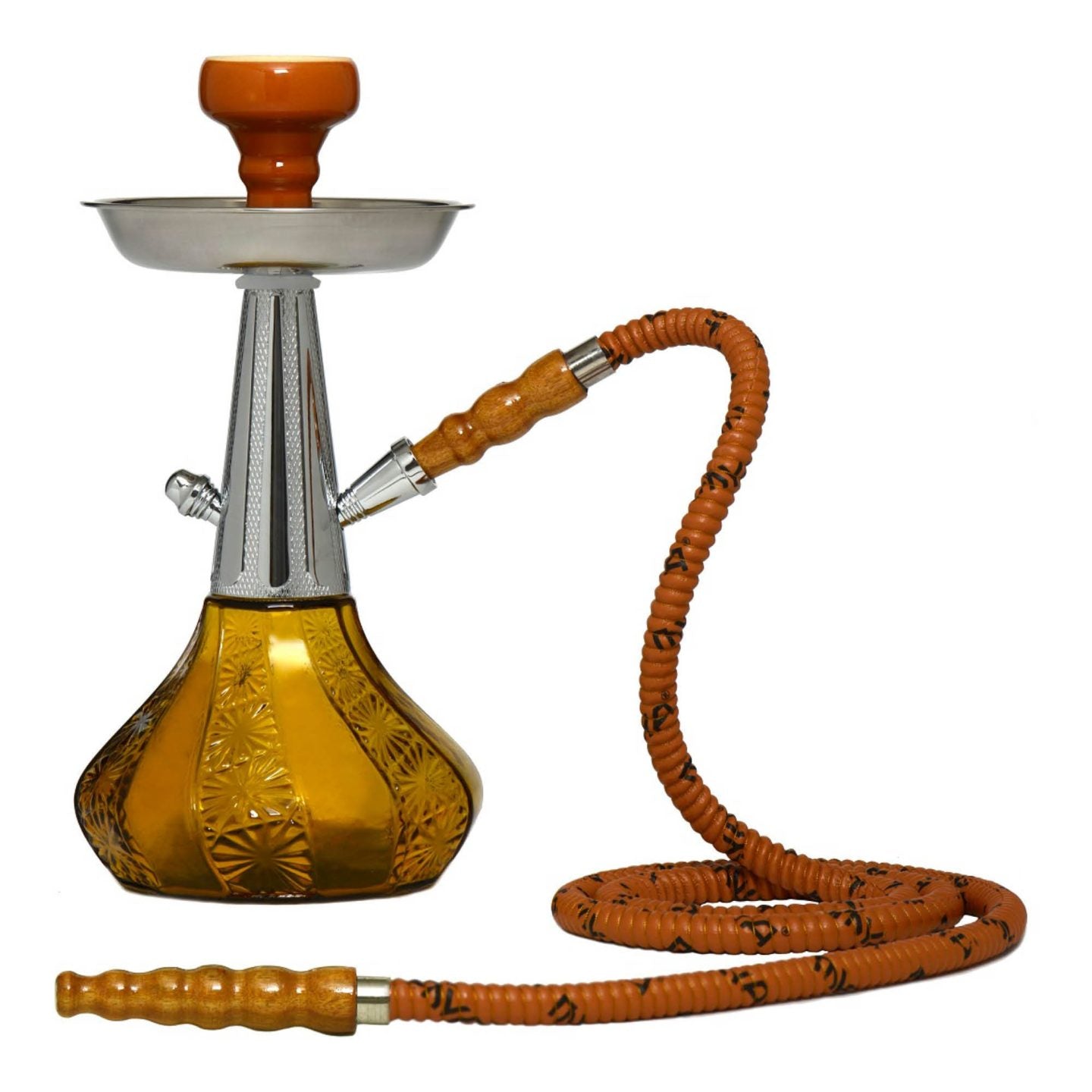 Amber Fedora MYA Hookah #color_Amber