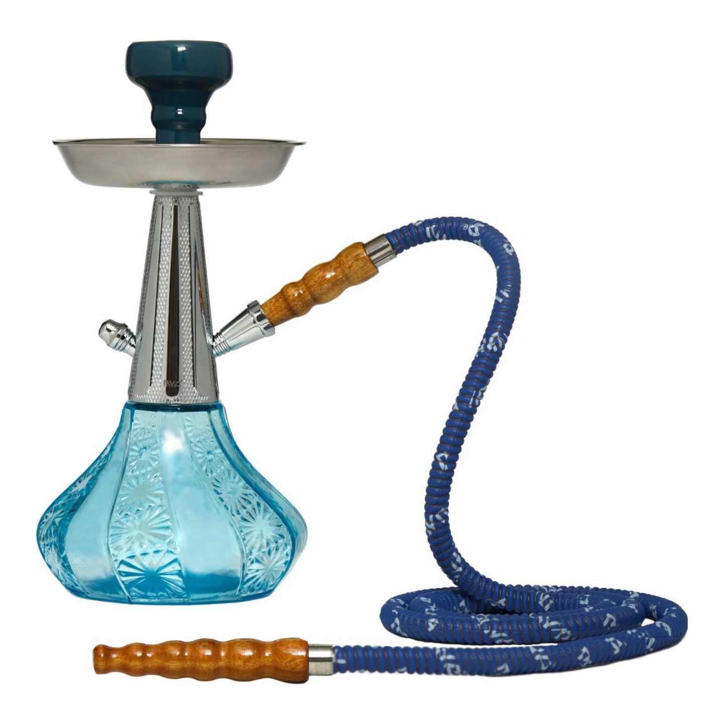 Sky Blue Fedora MYA Hookah #color_Sky Blue