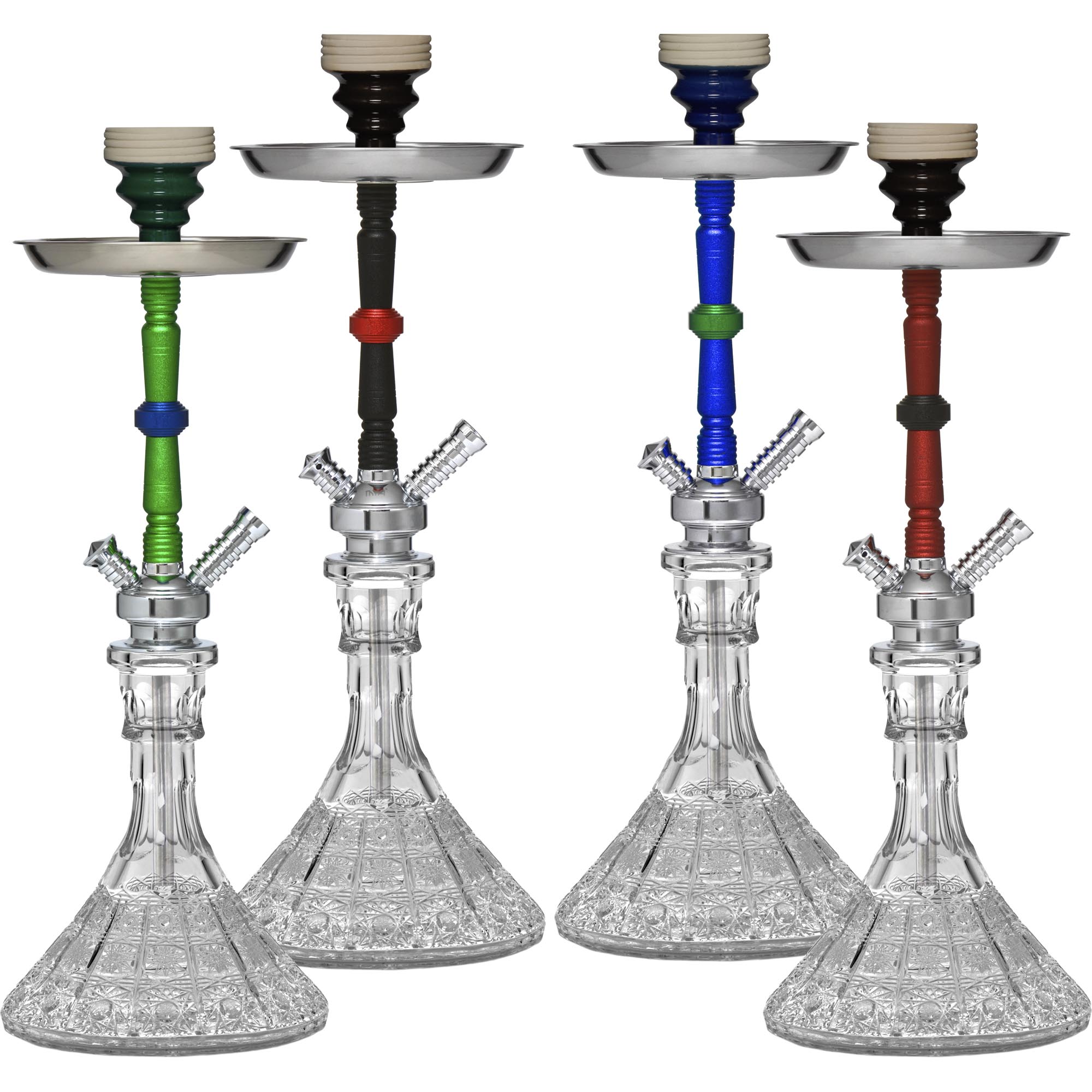 Crystal SILVER Hookah