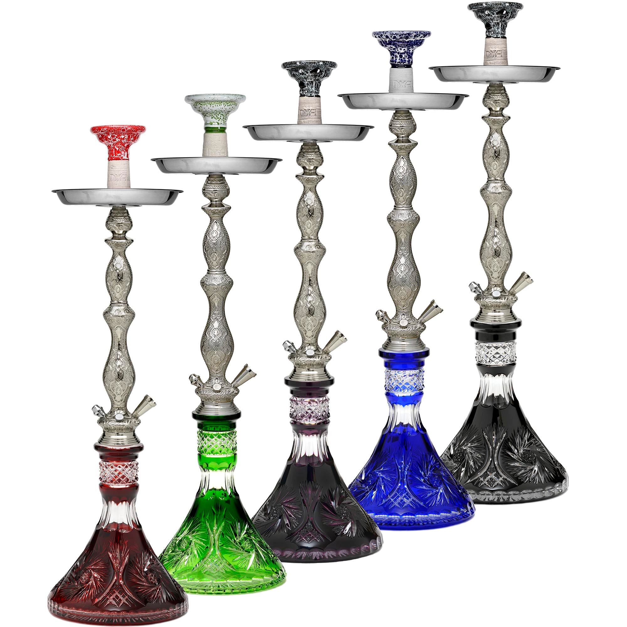 Pinwheel Crystal Hookah