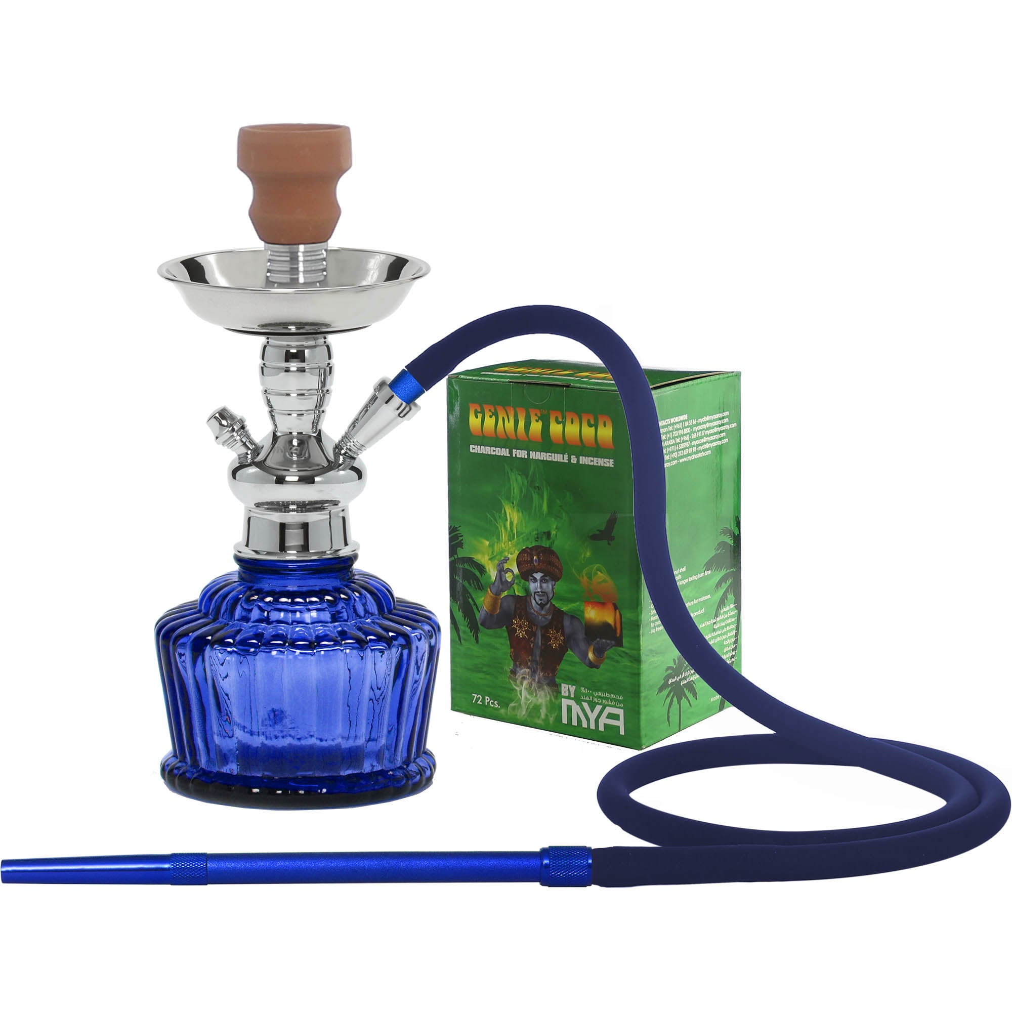 Dark Blue QT MYA and Genie Coco Charcoal Package #color_Dark Blue