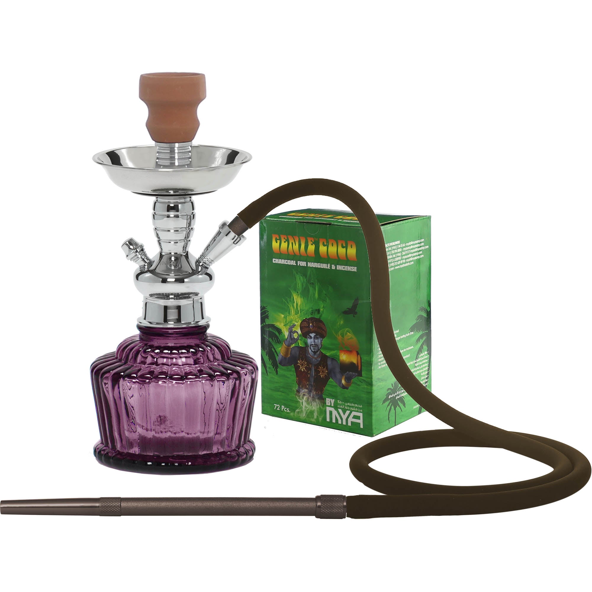 Light Purple QT MYA and Genie Coco Charcoal Package #color_Light Purple