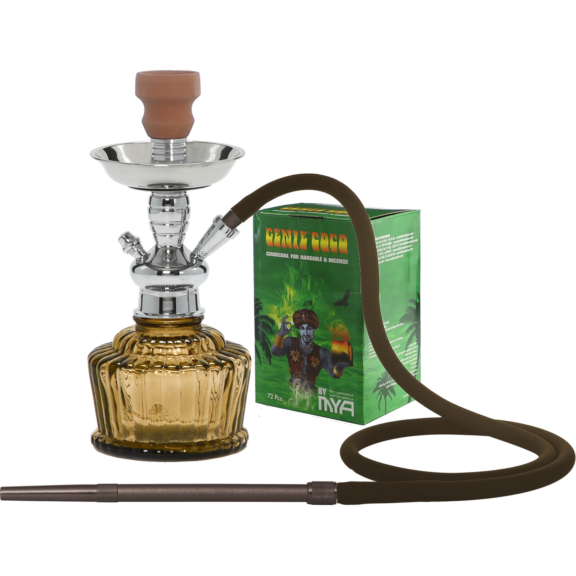 Amber QT MYA and Genie Coco Charcoal Package #color_Amber