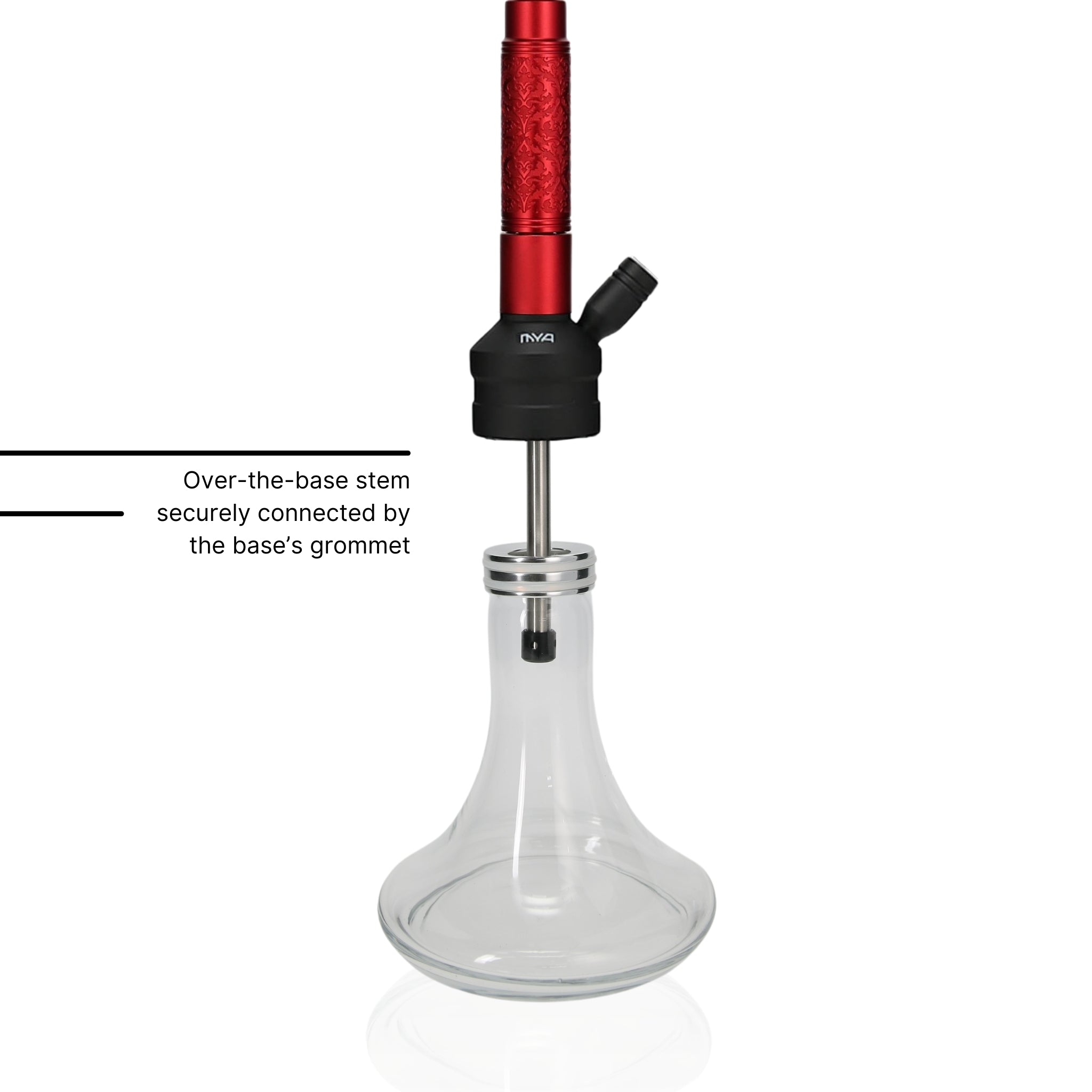 Red ORO-1A2 MYA Hookah #color_Red