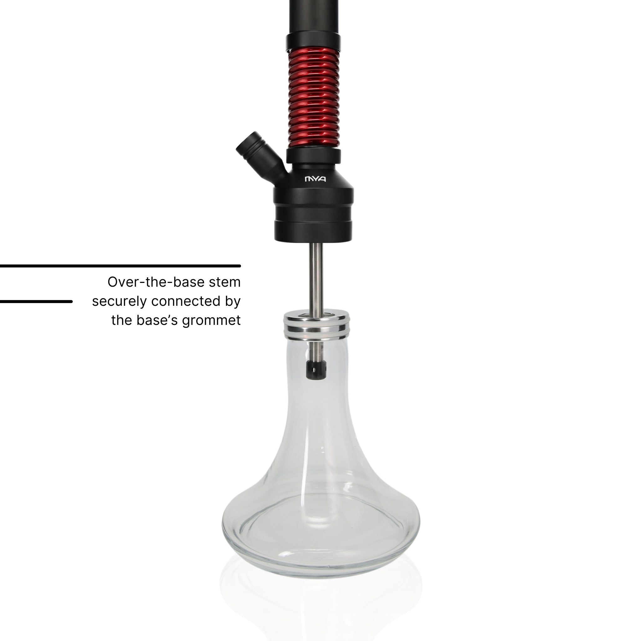 Red ORO-1A6 MYA Hookah #color_Red