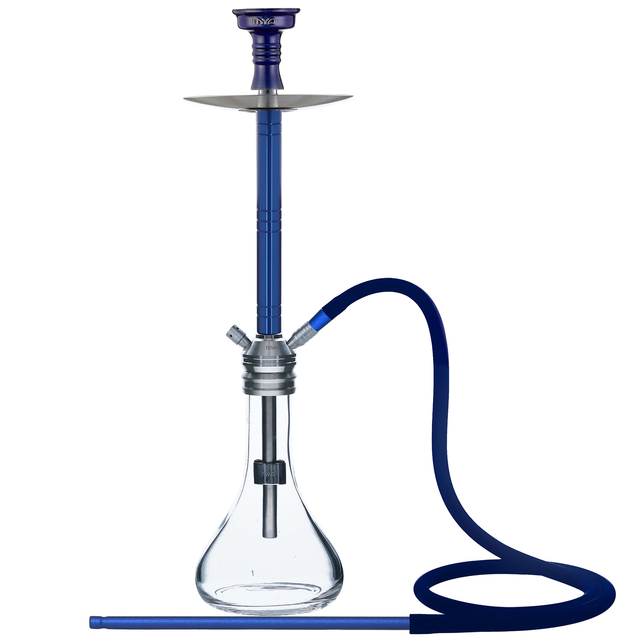 Clio 124XB Blue pipe with Clear glass