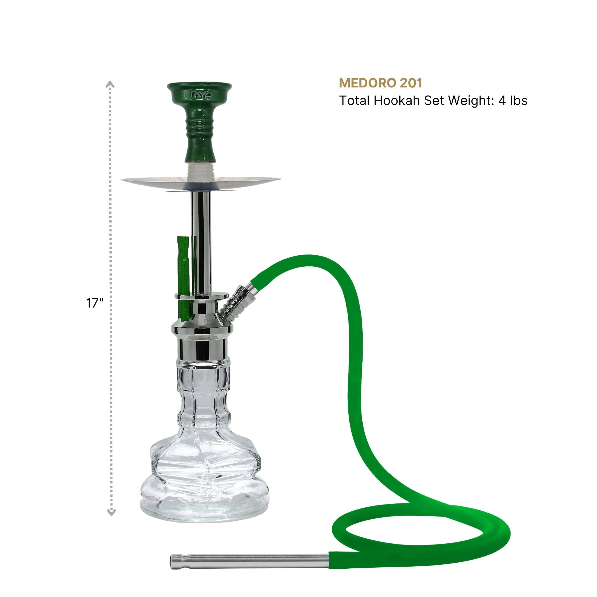 Green Medoro 201 Hookah #color_Green