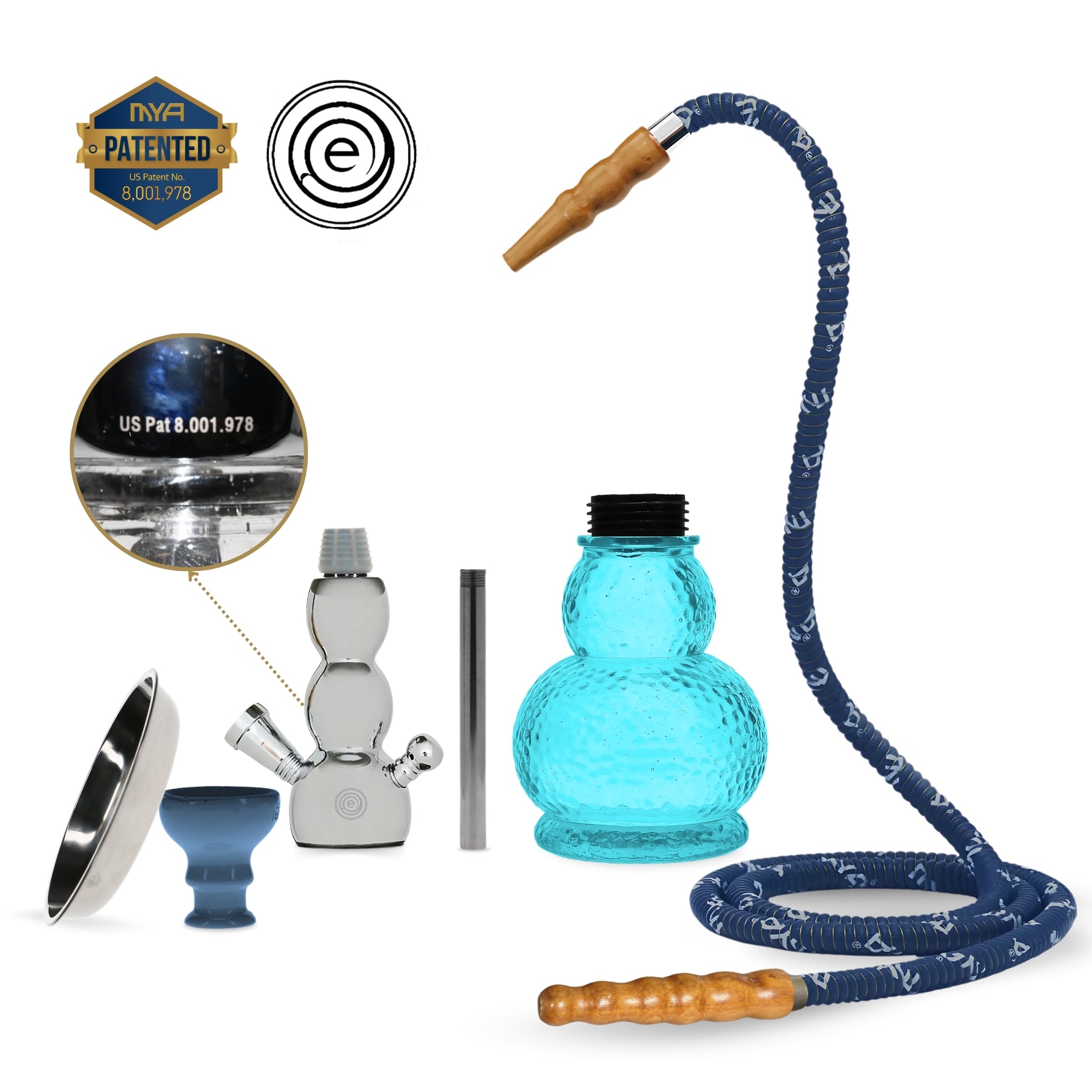 Small Gelato Hookah in sky Blue #color_Sky Blue