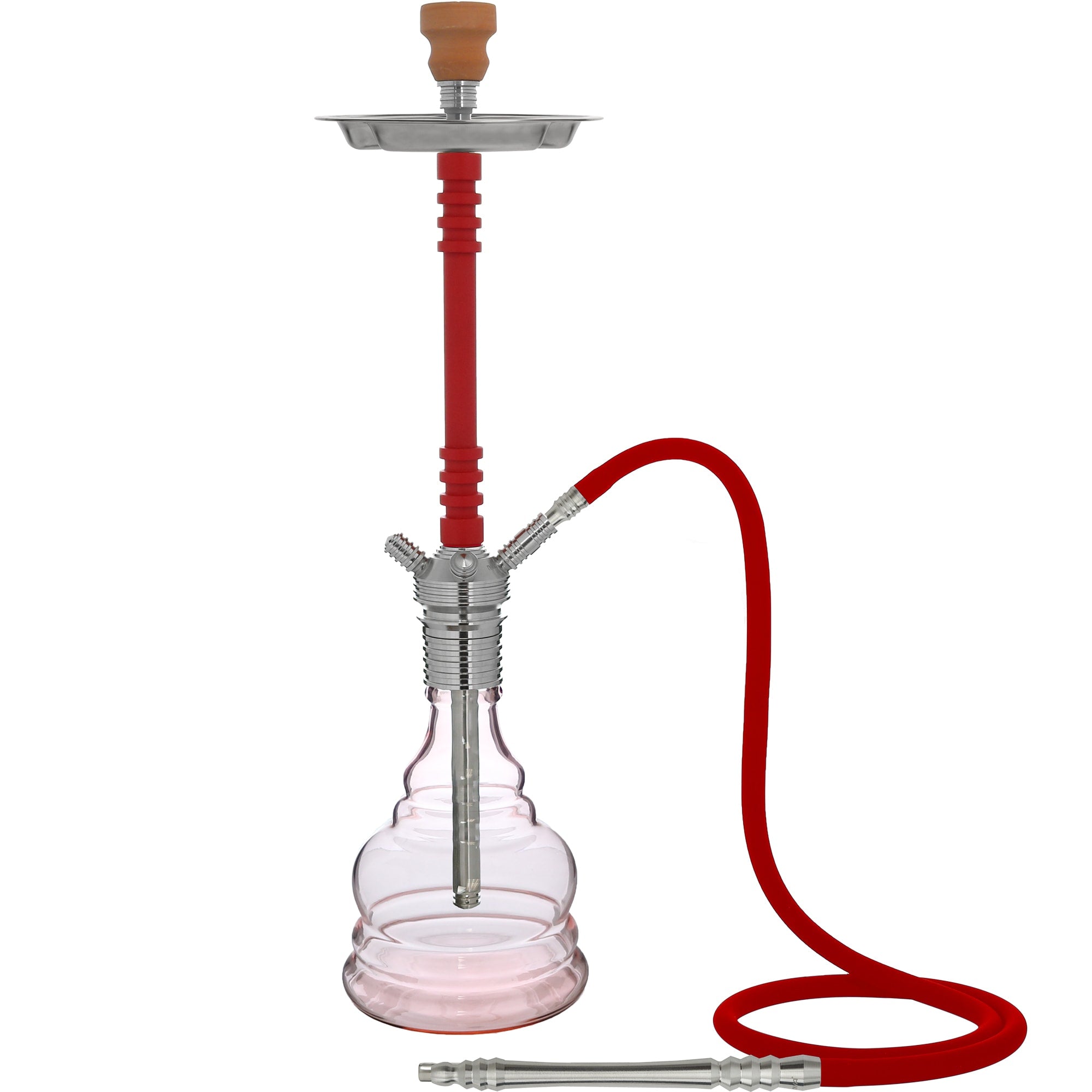 MX2000-ROSE GLASS HOOKAH