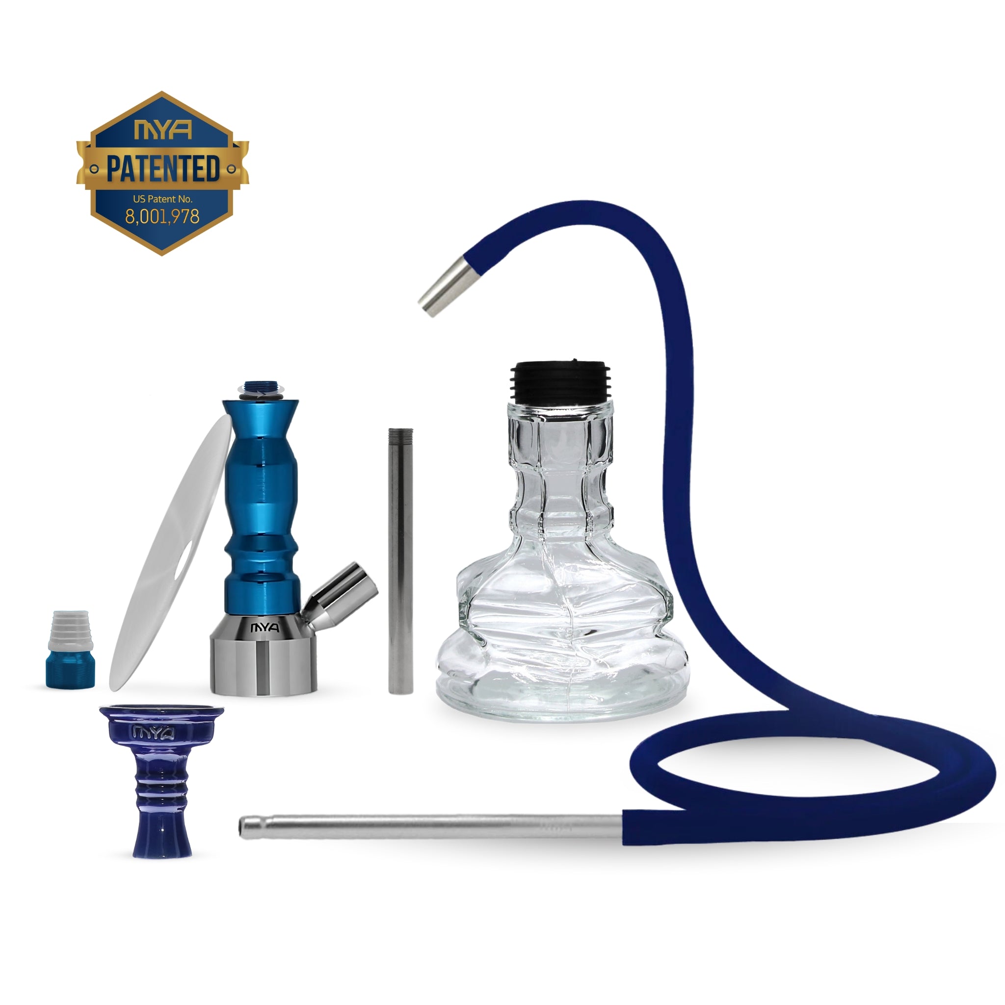 Dark Blue Medoro 131AL Hookah #color_Dark Blue